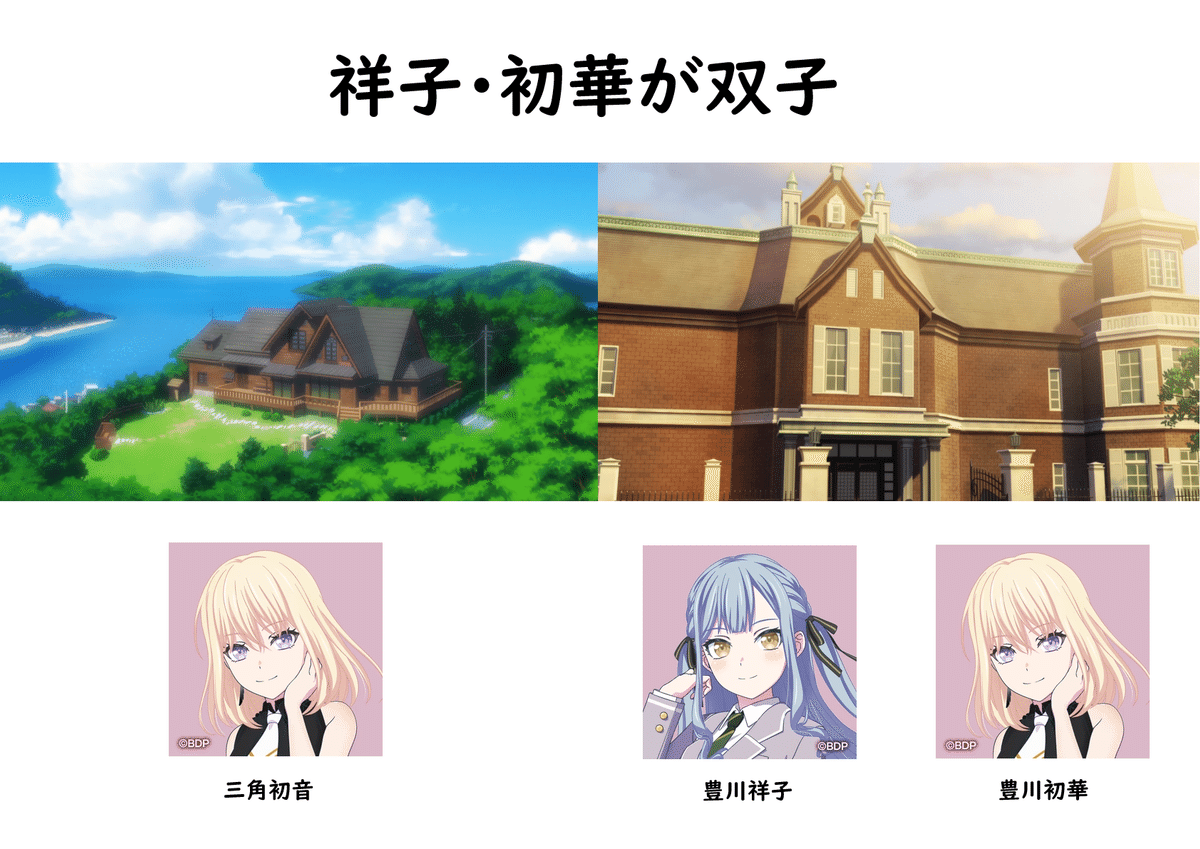 三角初華、祥子と同じ顔をした双子の“豊川初音”だったけど整形し