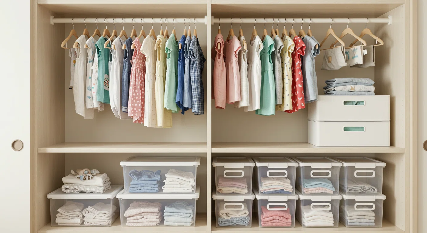 子供服の断捨離はいつがベスト？溜めこまずサッと手放すタイミングと