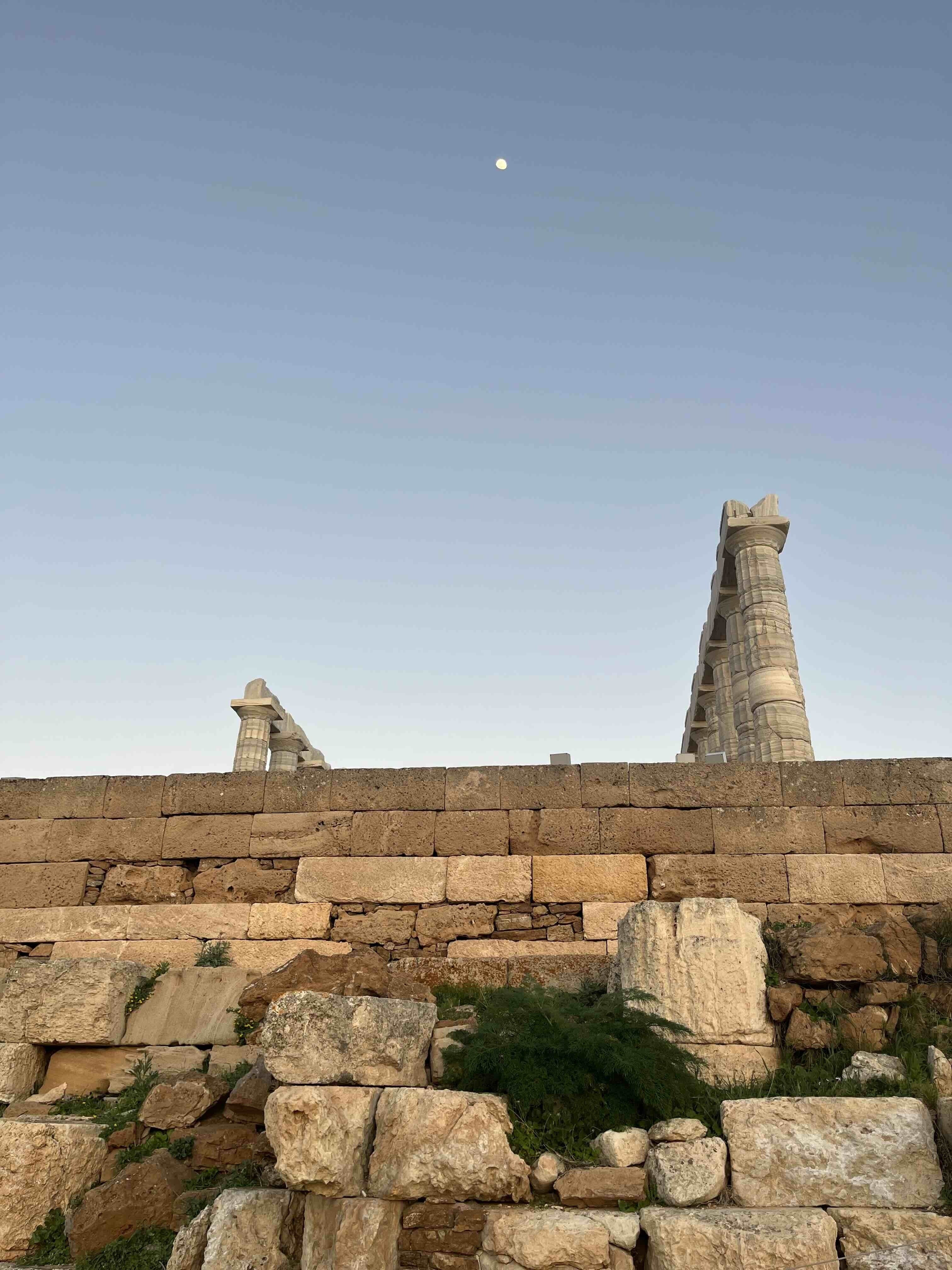 ギリシャ2回目：Day29 スニオン岬とポセイドン神殿のサンセット