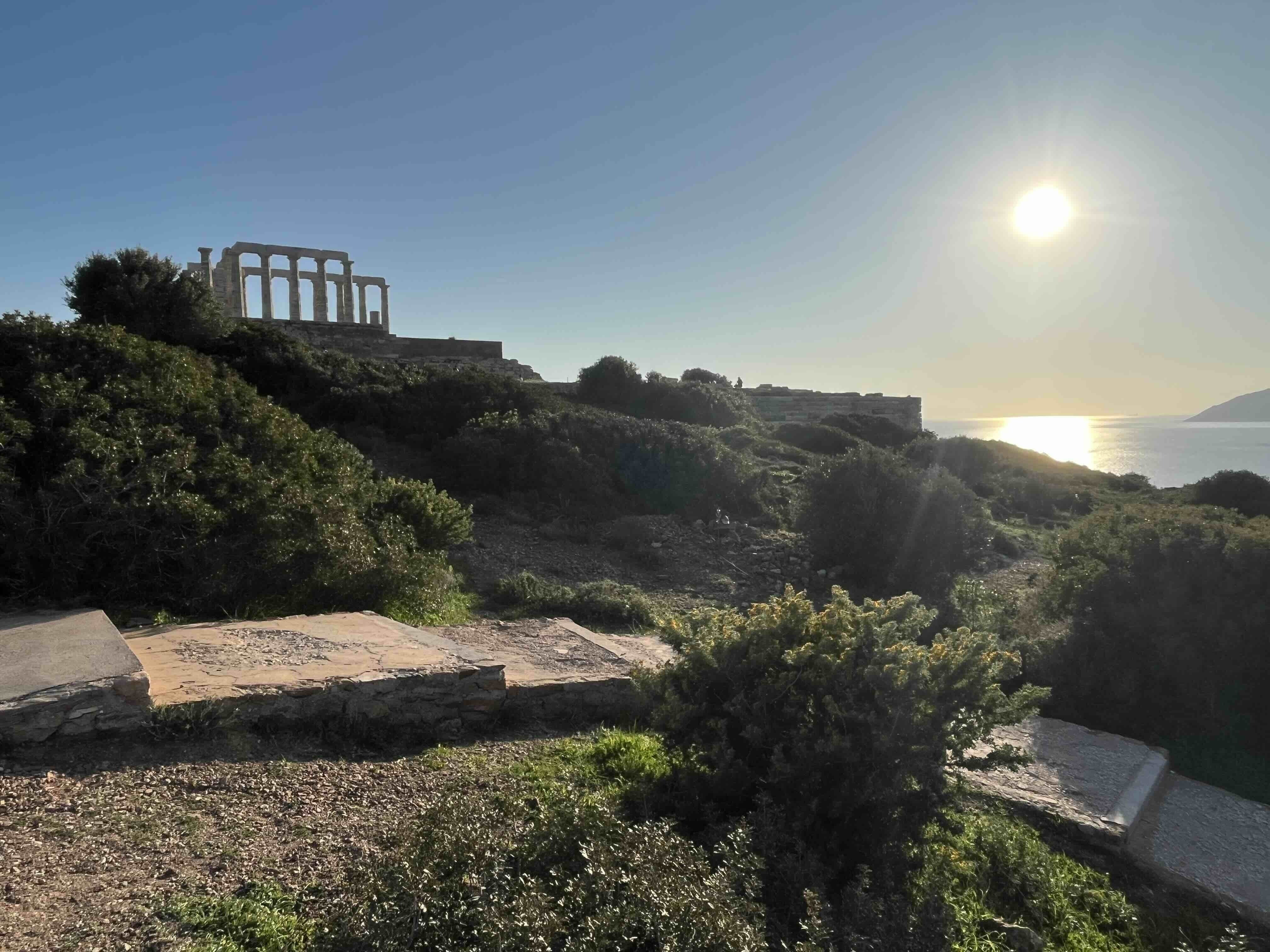 ギリシャ2回目：Day29 スニオン岬とポセイドン神殿のサンセット