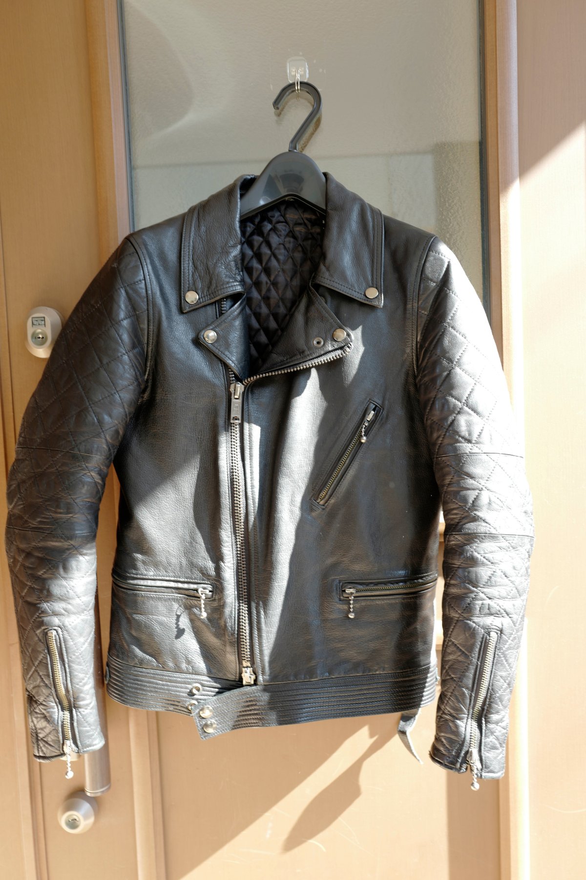 中古CHRISTIANDADAカウレザーダブルライダース44バイカーズ （ダブル  