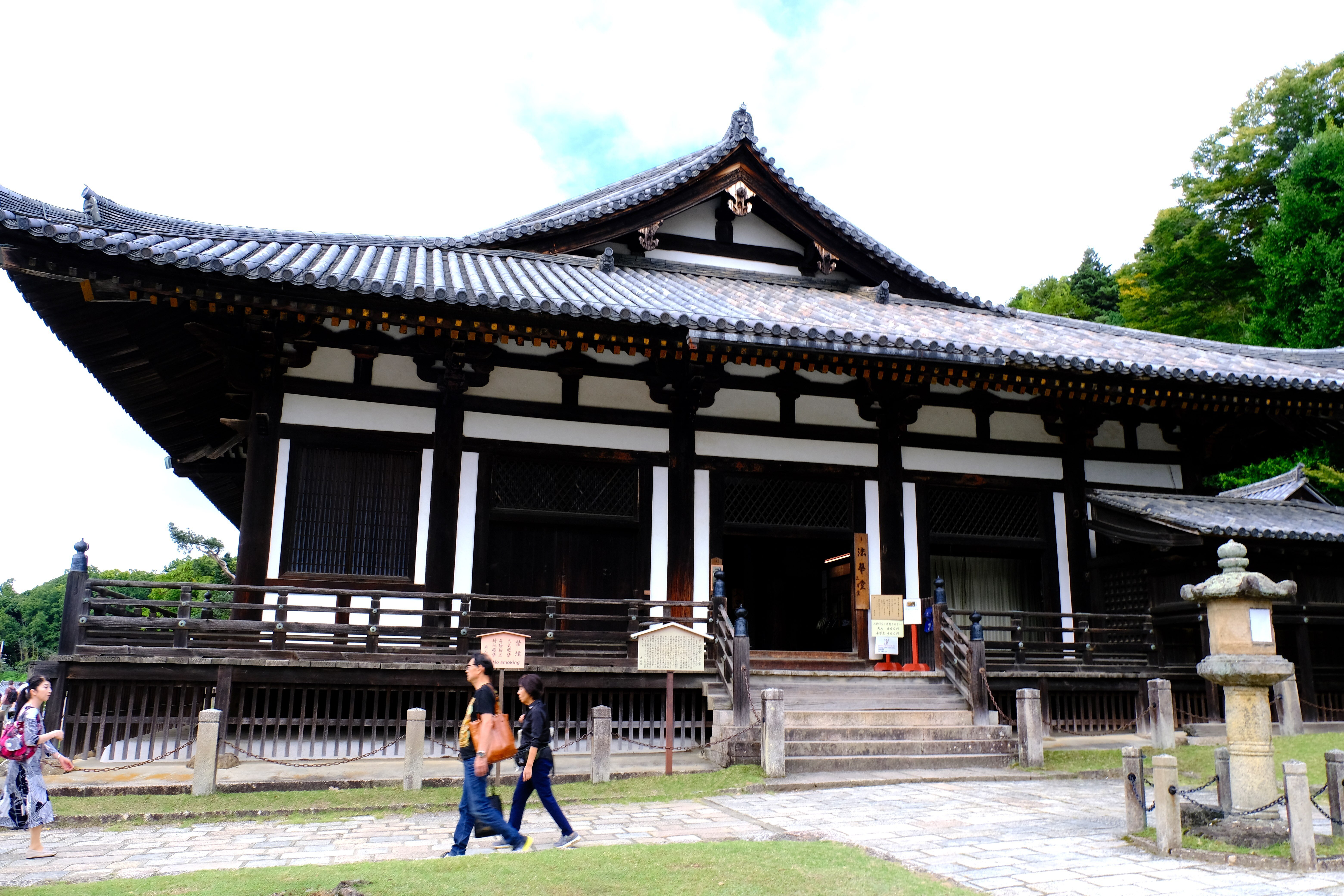 油絵二月堂より大仏殿 タイムセール 【油絵】三水公平/東大寺金堂（大仏殿）/古都奈良