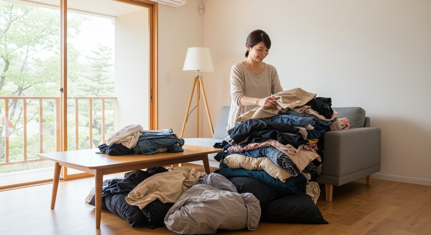 部屋処分　HAAREN 高級　シルク30%混　スカート　部屋圧迫のため断捨離中 断捨離で後悔しない効果的な方法や捨てる順番のコツをご紹介！ – まあ