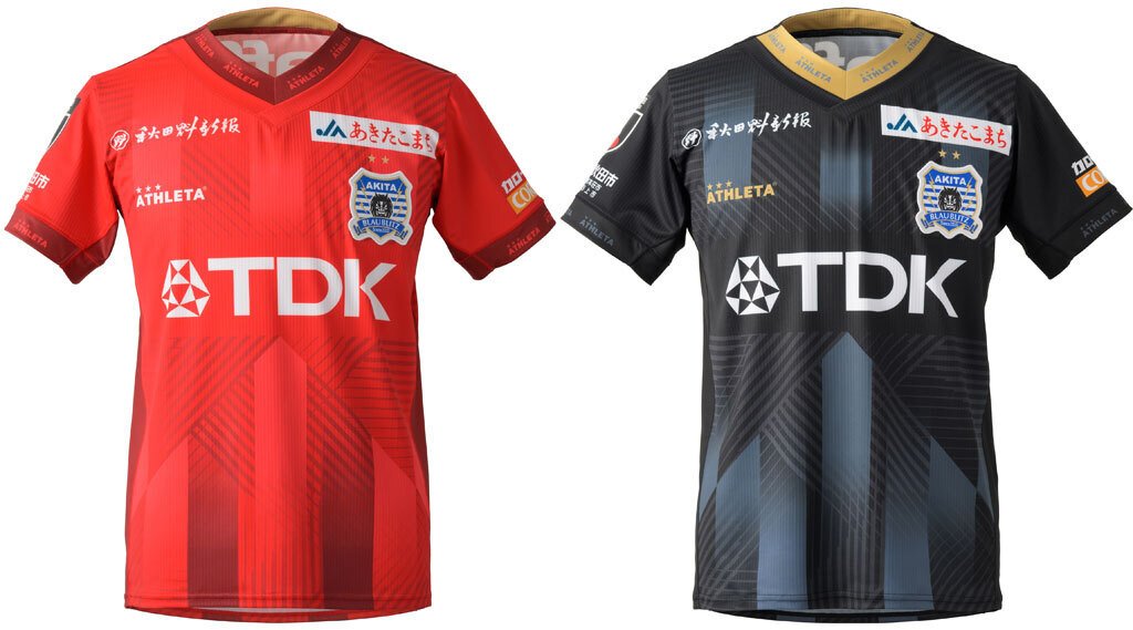 Jリーグ2025】ブラウブリッツ秋田、2025ユニフォームは「稲妻デザイン