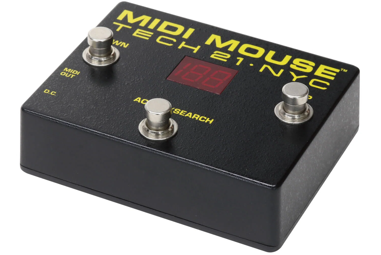 シンプルかつ直感的に操作できるMIDIスイッチ「TECH21 MIDI MOUSE
