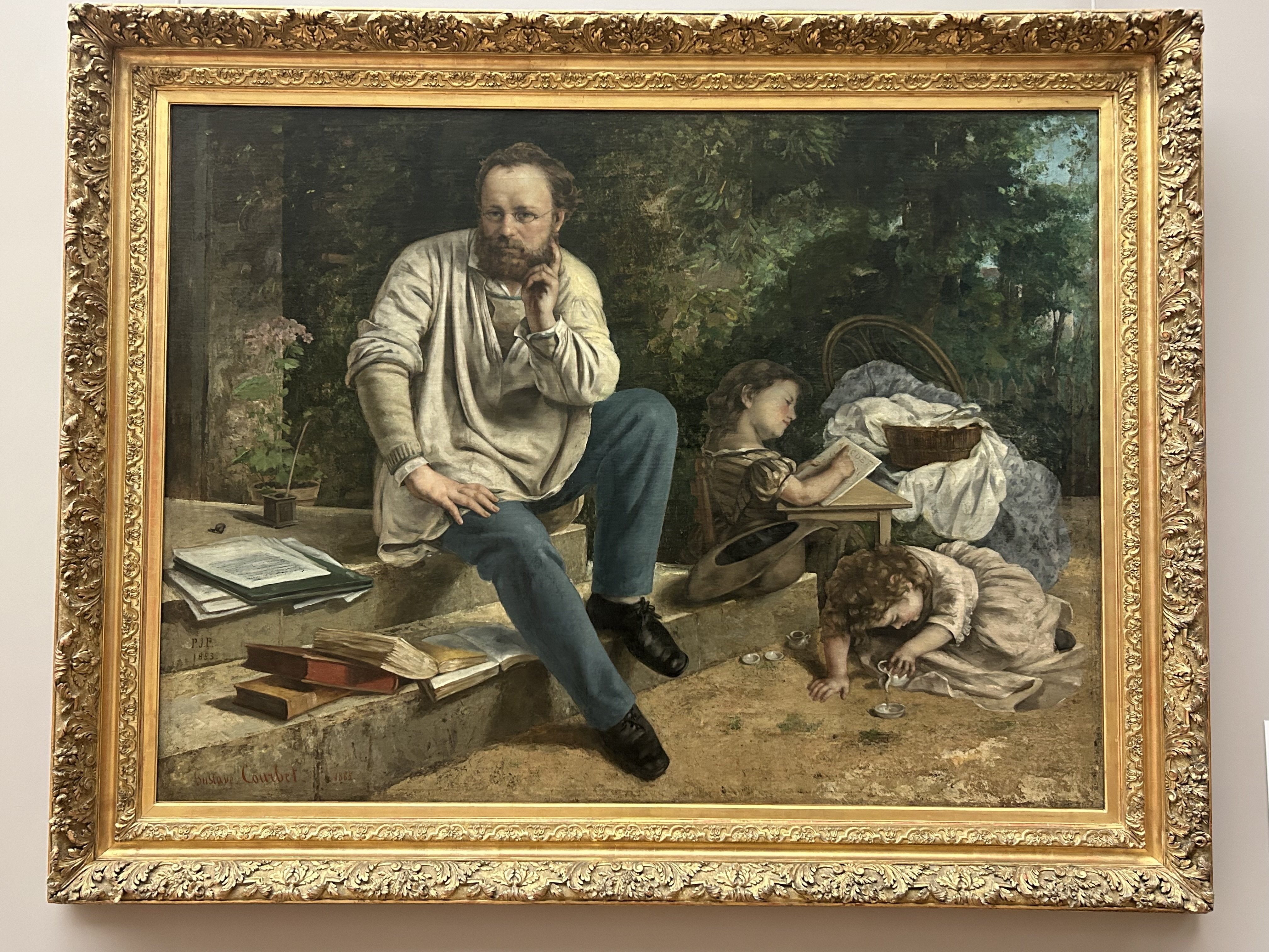 子供のためのオルセー美術館(181)砂あそび/ボナール、クールベ