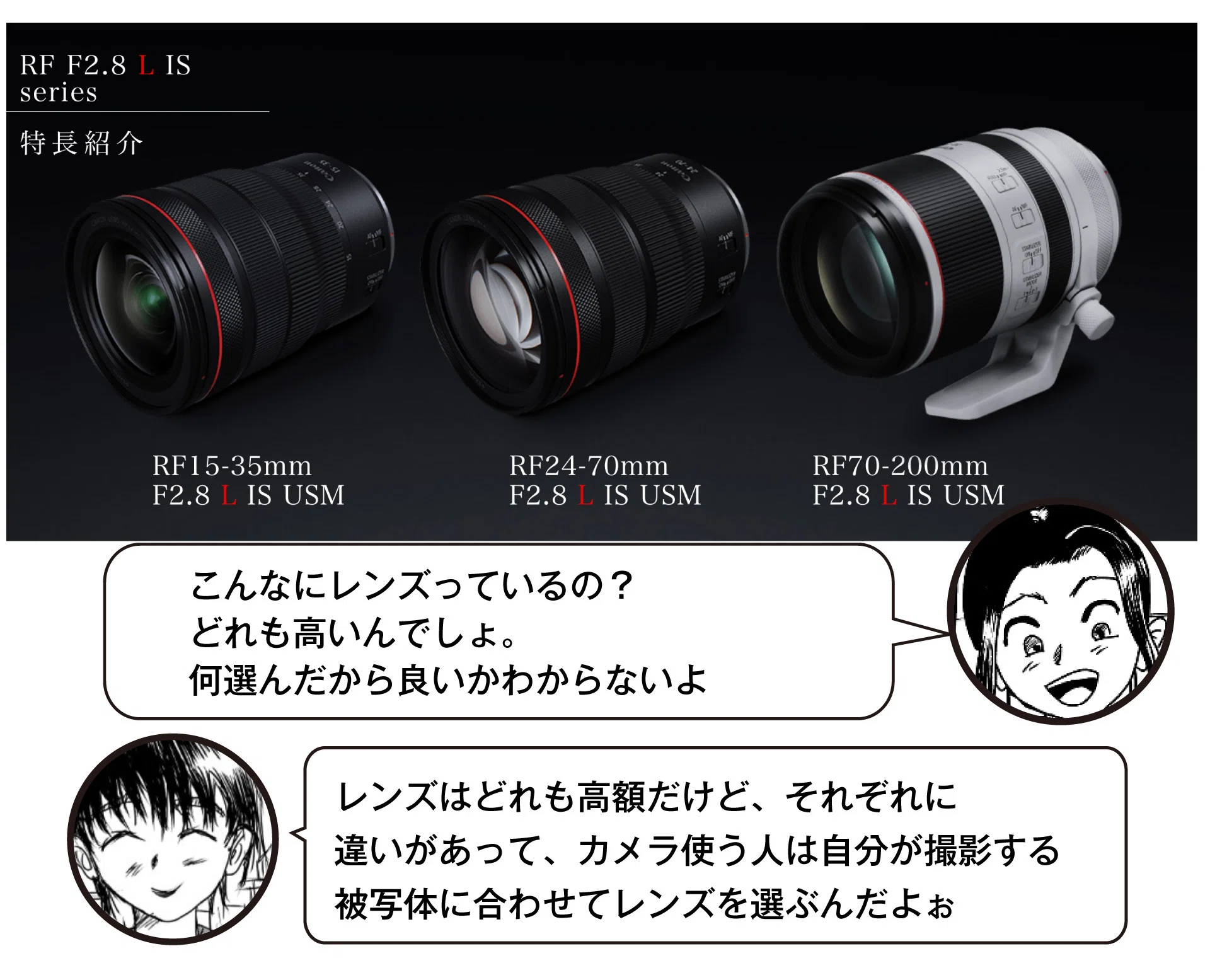 CanonのRFマウントレンズ 50本を超える？｜UZUMAX