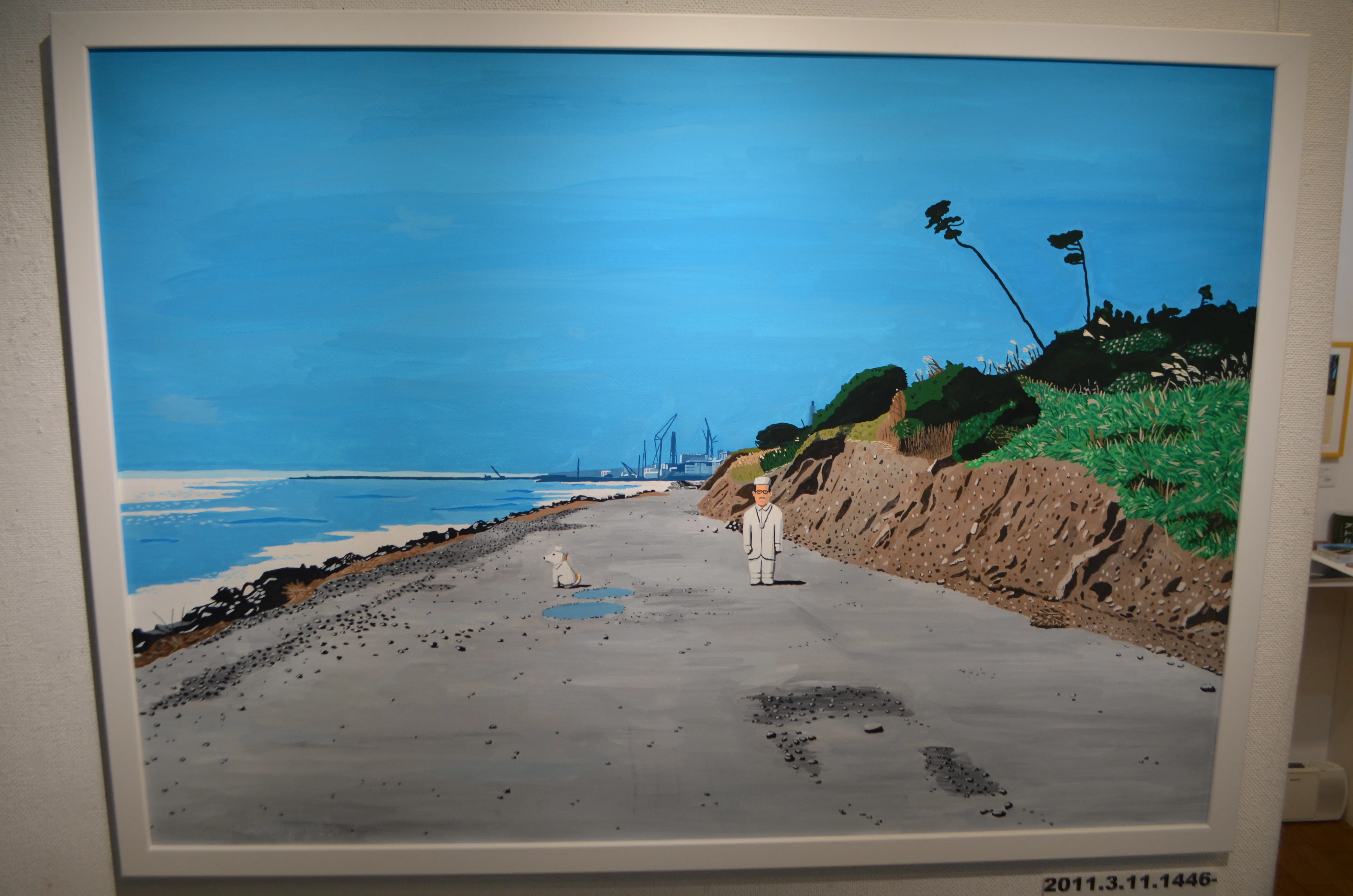 ○永遠星の浜辺　　　絵画原画 みえない放射能を描く｜桑原亘之介