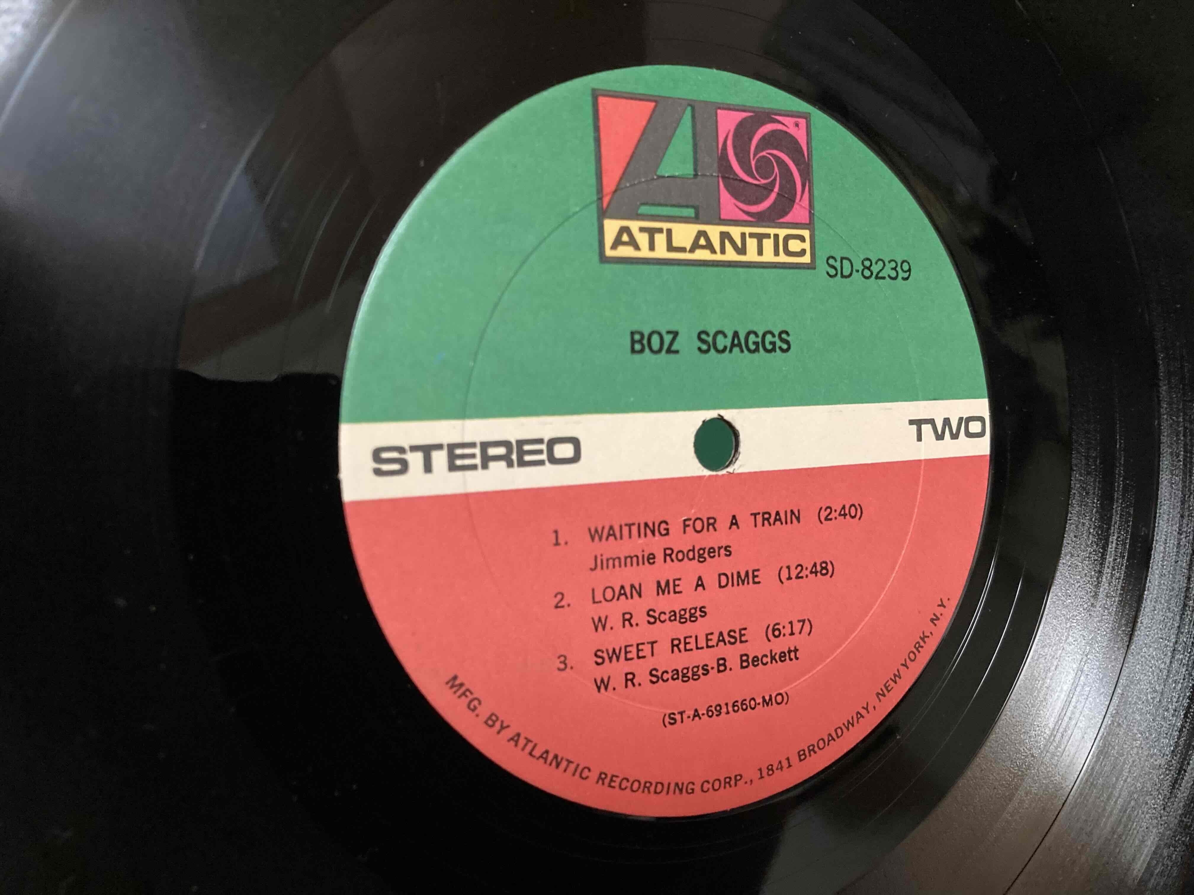 値下げしました！BOZ SCAGGSレコード 5枚セット Boz Scaggs [ Same ] Atlantic SD-8239｜naruru's Record