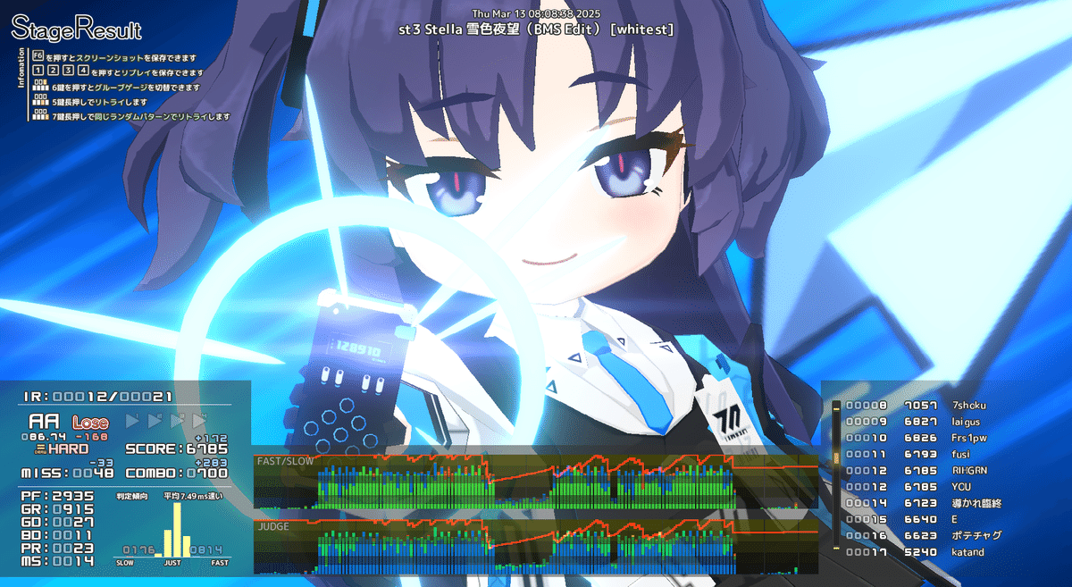 音ゲー 音ゲー日記20250313｜GRASS