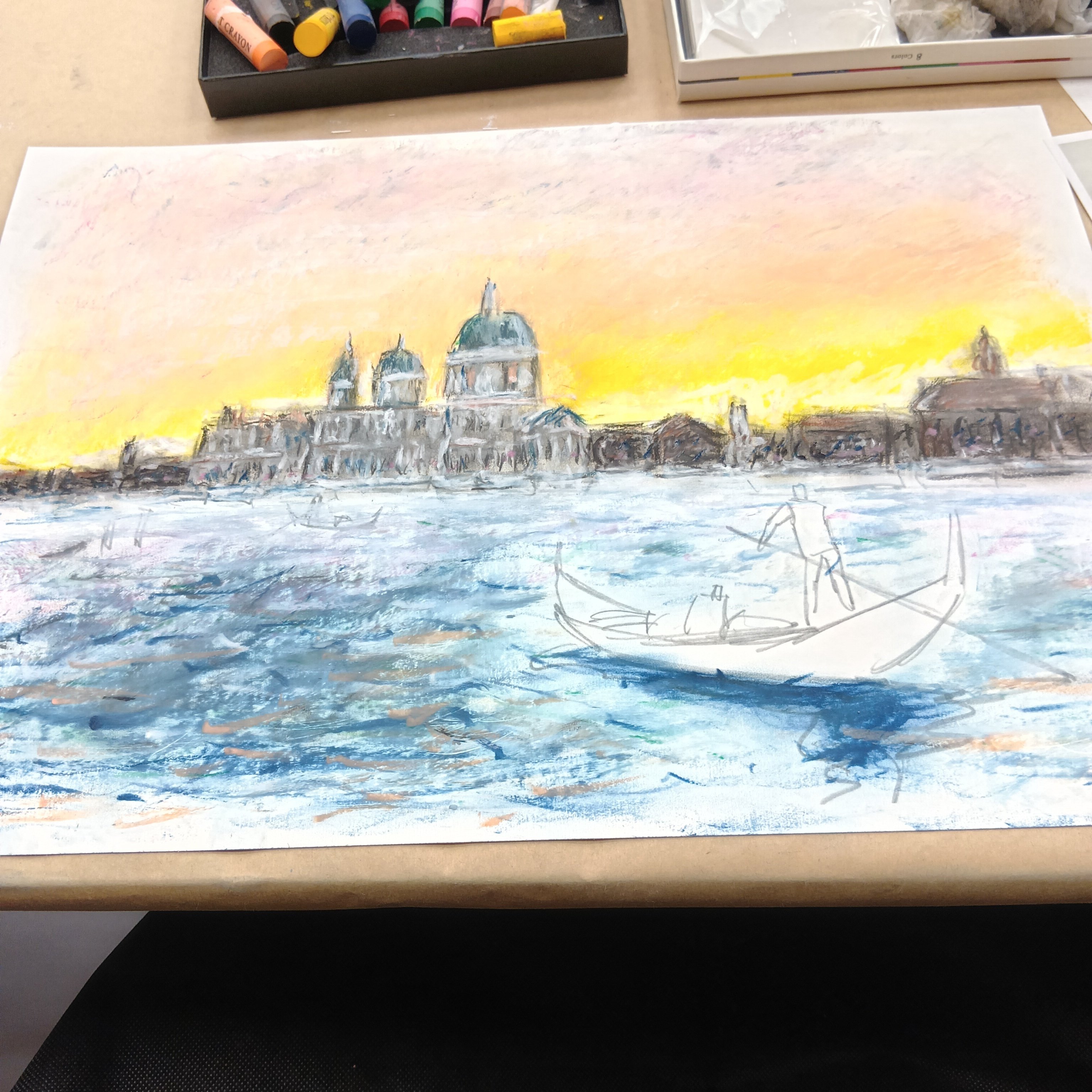 クレヨン抽象画【テンペンちい】 クレヨン抽象画【テンペンちい】 テンペラクレヨンの魅力と使いやすさ