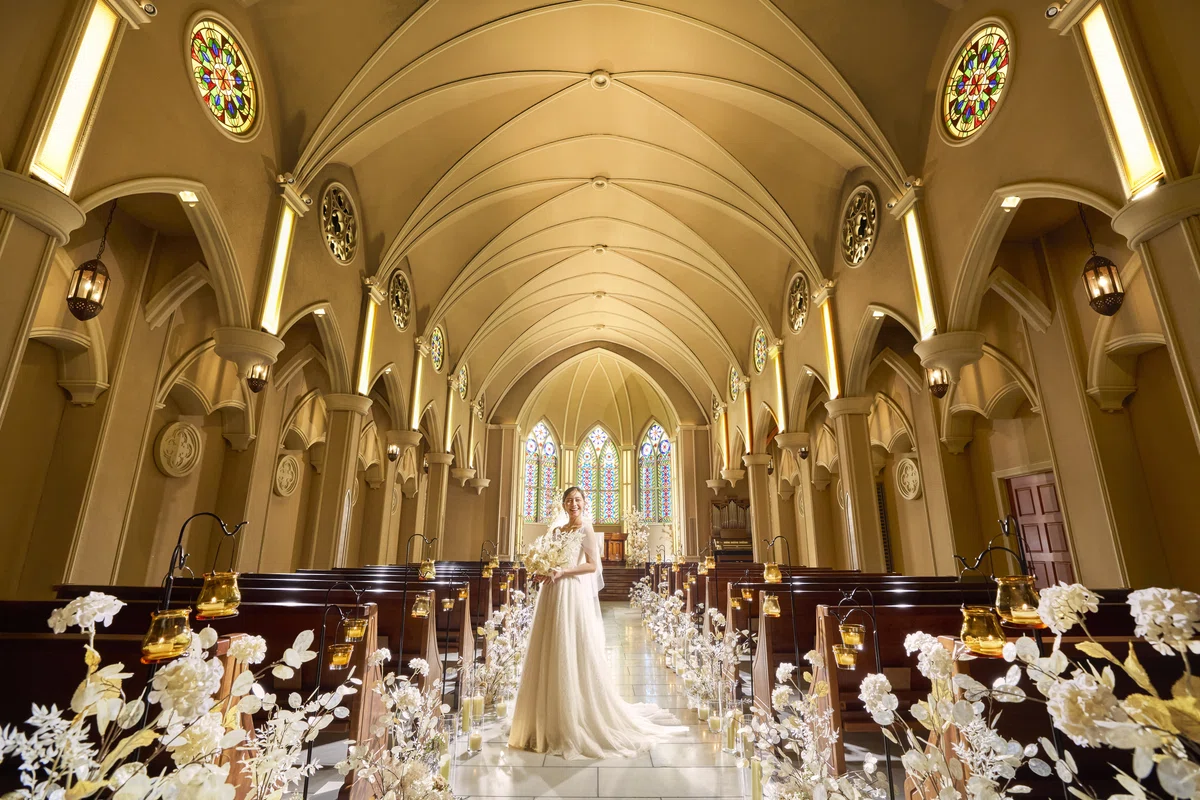 バージンロードポール #チャペル#ポール#バージンロード#結婚式# 可愛かっ