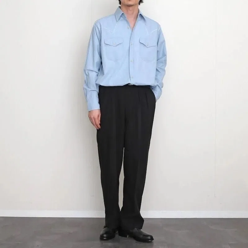 MAATEE&SONS マーティーアンドサンズ】WESTERN LOZ SHAMBRAY｜THIRTY