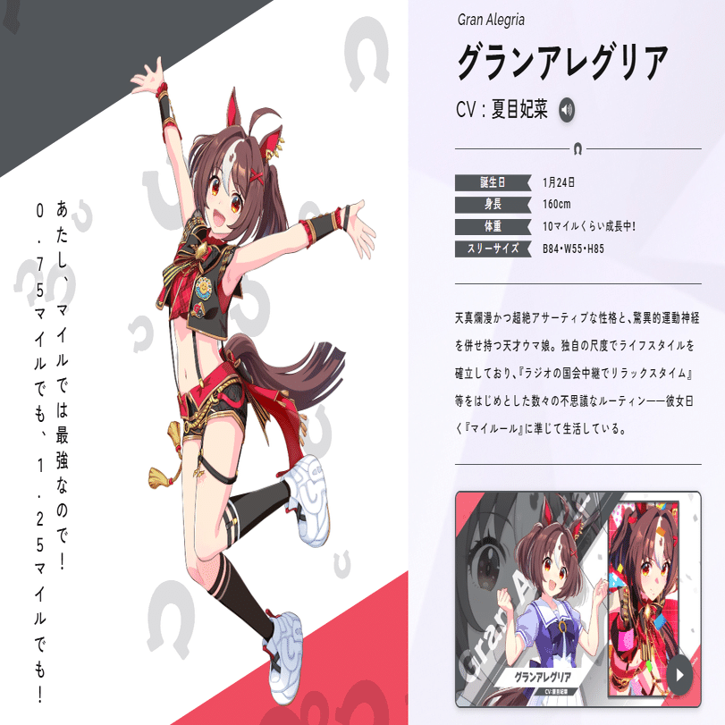 知ってる競走馬がウマ娘になる」その喜び愉しさをグランアレグリアが