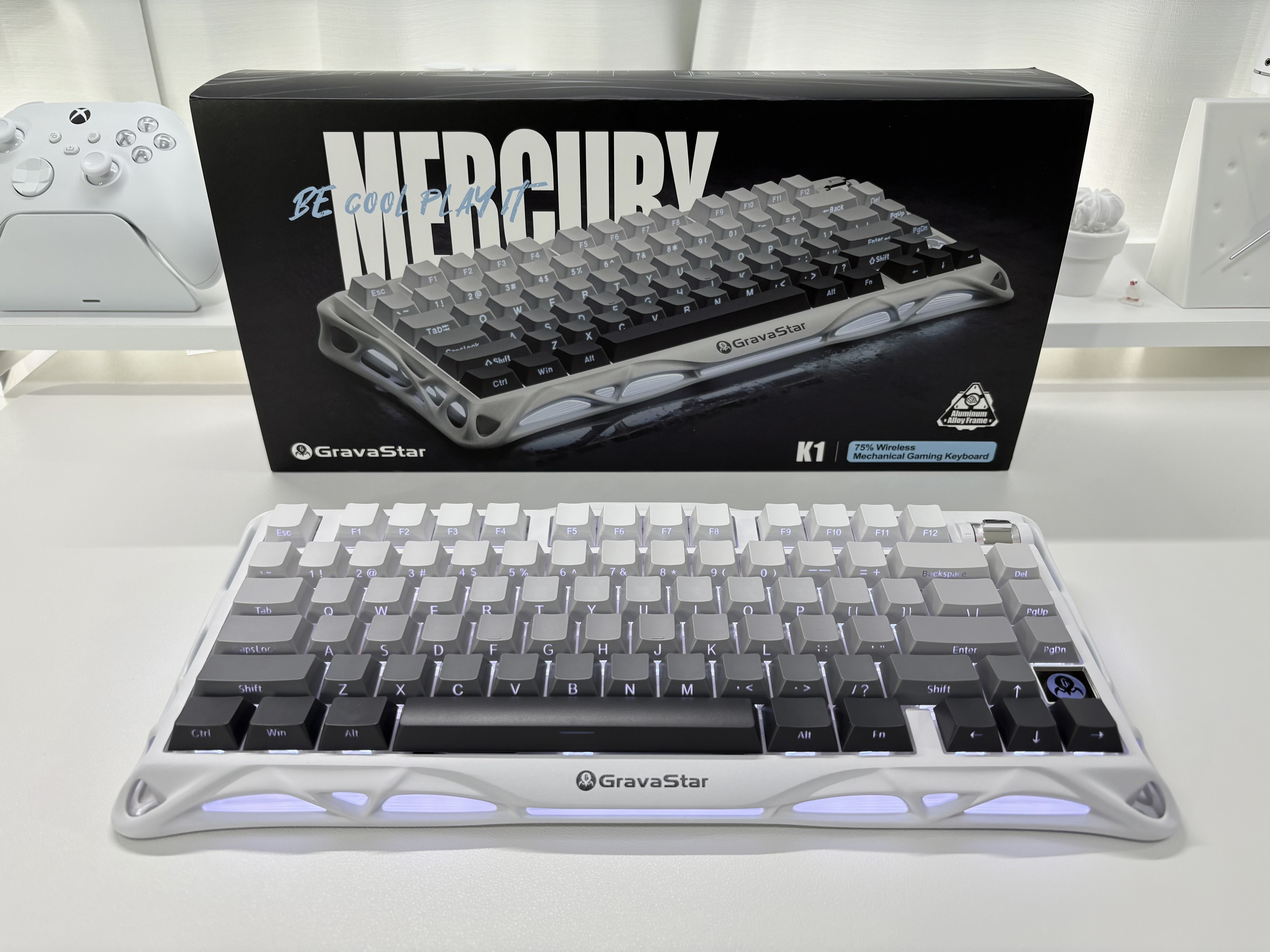 GravaStar Mercury K1】デザインが独創的で美しいキーボード GravaStar Mercury K1】デザインが独創的で美しいキーボード