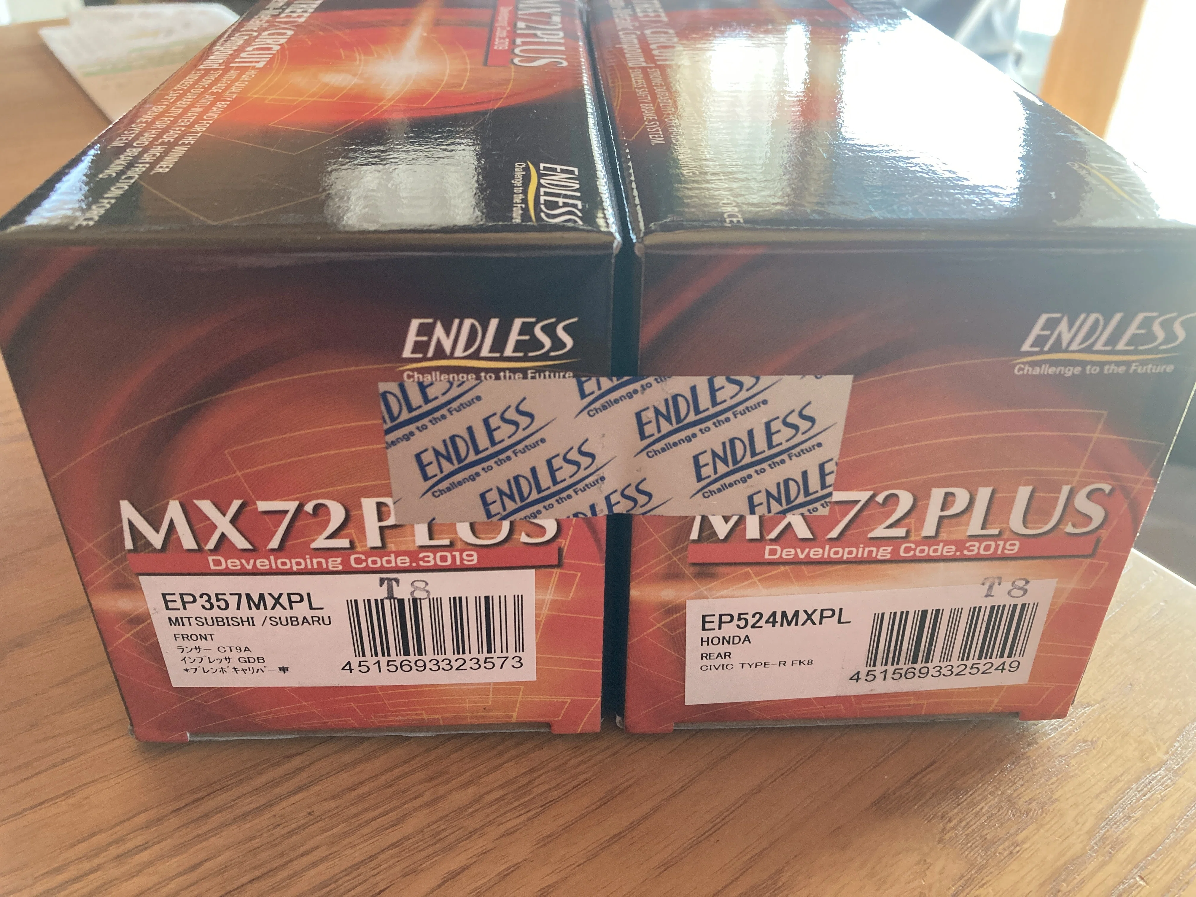 ENDLESS ブレーキパッド 前後セット ブレンボキャリパー ランエボ インプ