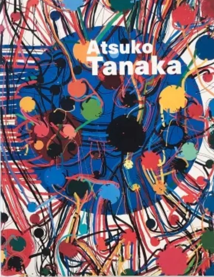 田中敦子】 キャンバスに合成樹脂エナメル塗料、ガッシュ、クレヨン