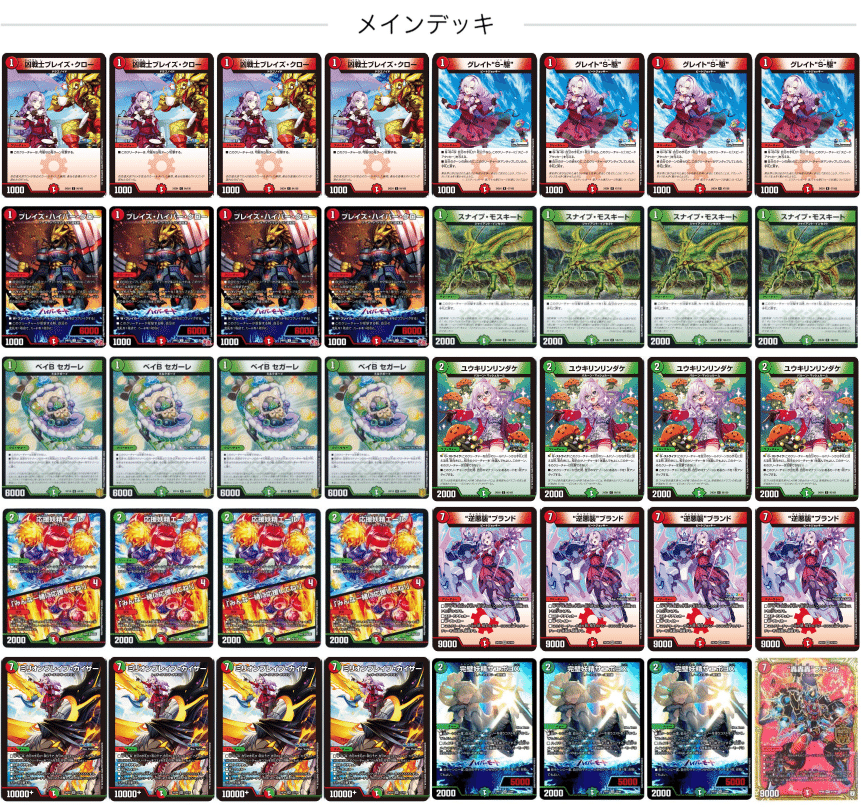 デュエマ　葛葉デッキ　公式4✖️10フルホイル 初心者デッキ】赤黒葛葉バイク｜カードショップNEM デュエル