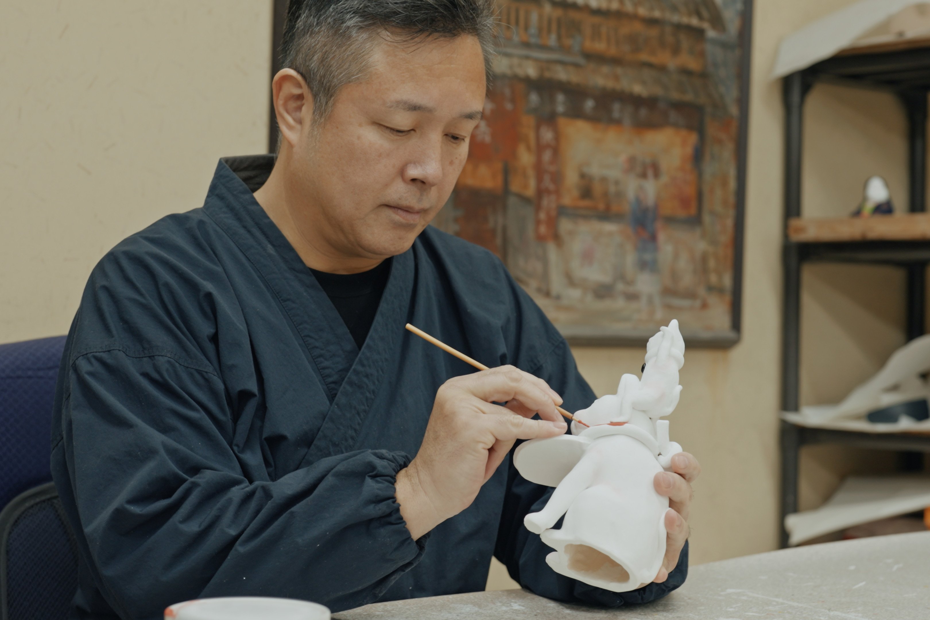 伏見人形に惹かれて ── 唯一の窯元『丹嘉』を訪ねる｜Yuka Shogaki