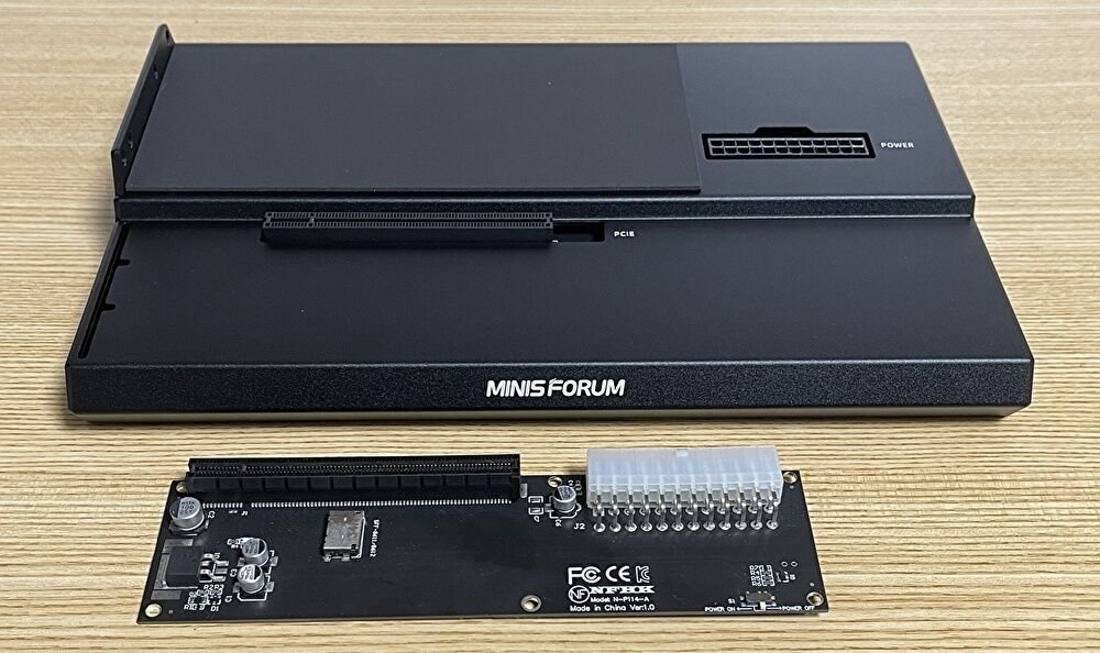 MINISFORUM DEG1、OCulink ドッキングステーション、格安ボードとの