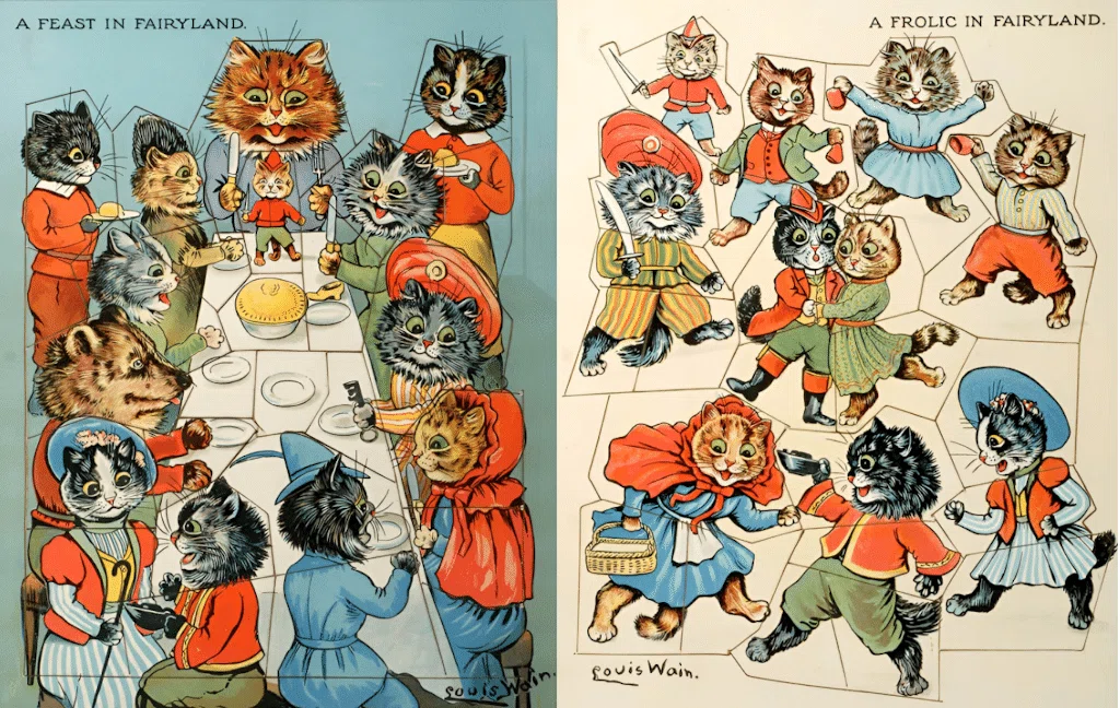 ルイス・ウェイン画集 万華鏡─猫の国の物語』を刊行しましたー！｜渋谷獏