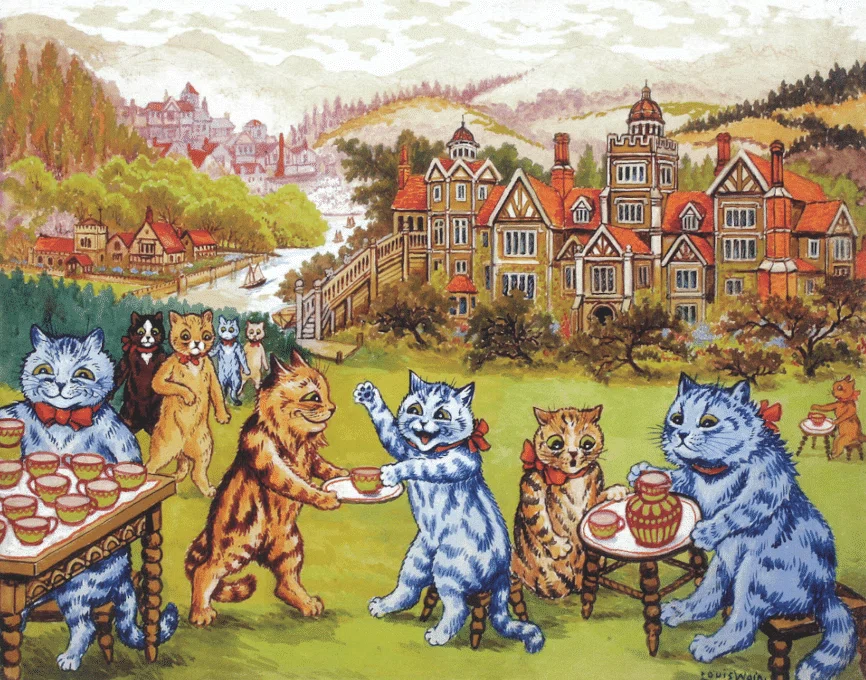 ルイス・ウェイン画集 万華鏡─猫の国の物語』を刊行しましたー！｜渋谷獏