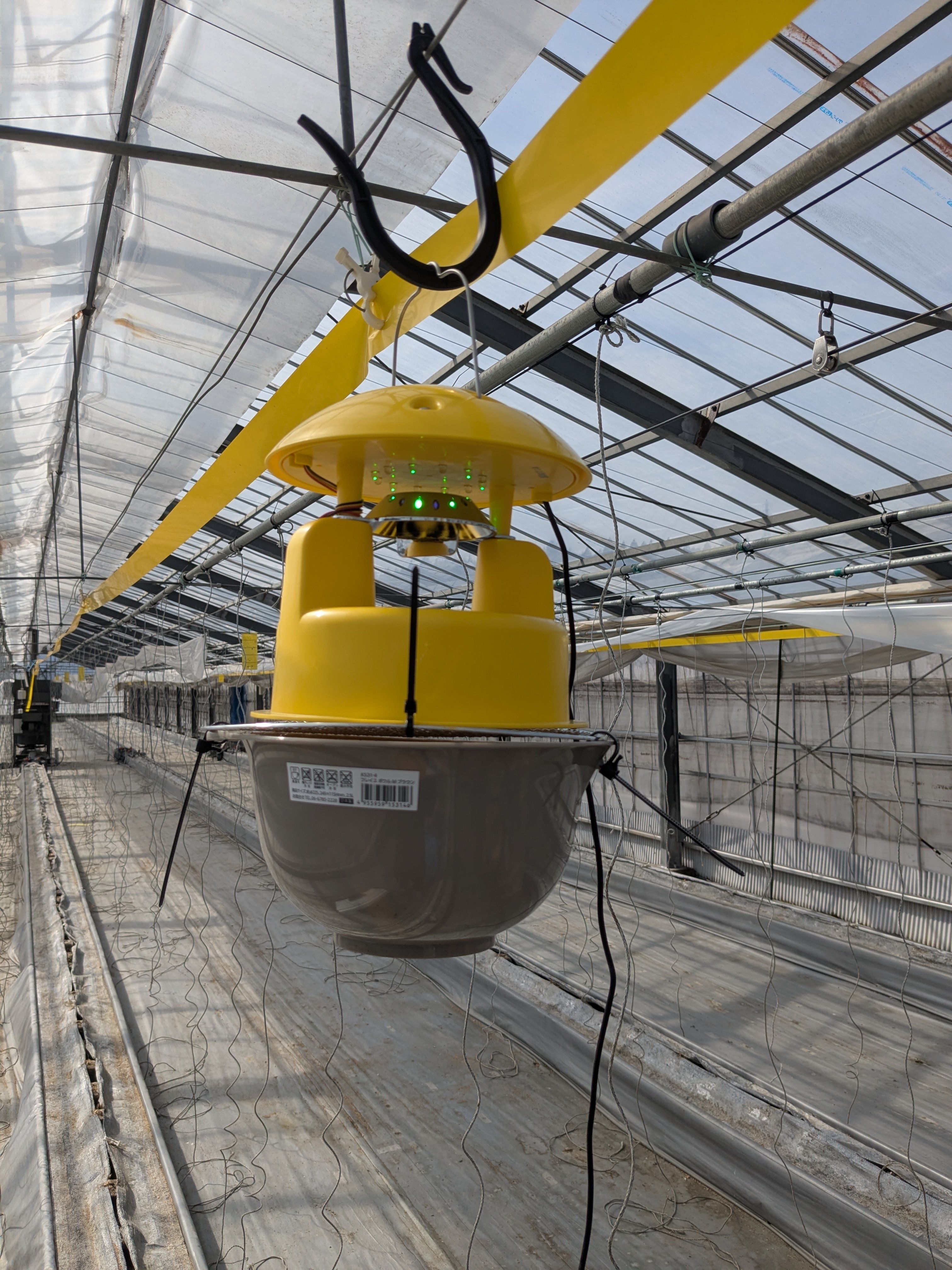 コナジラミLED捕虫器スマートキャッチャーⅡを改良する～その2