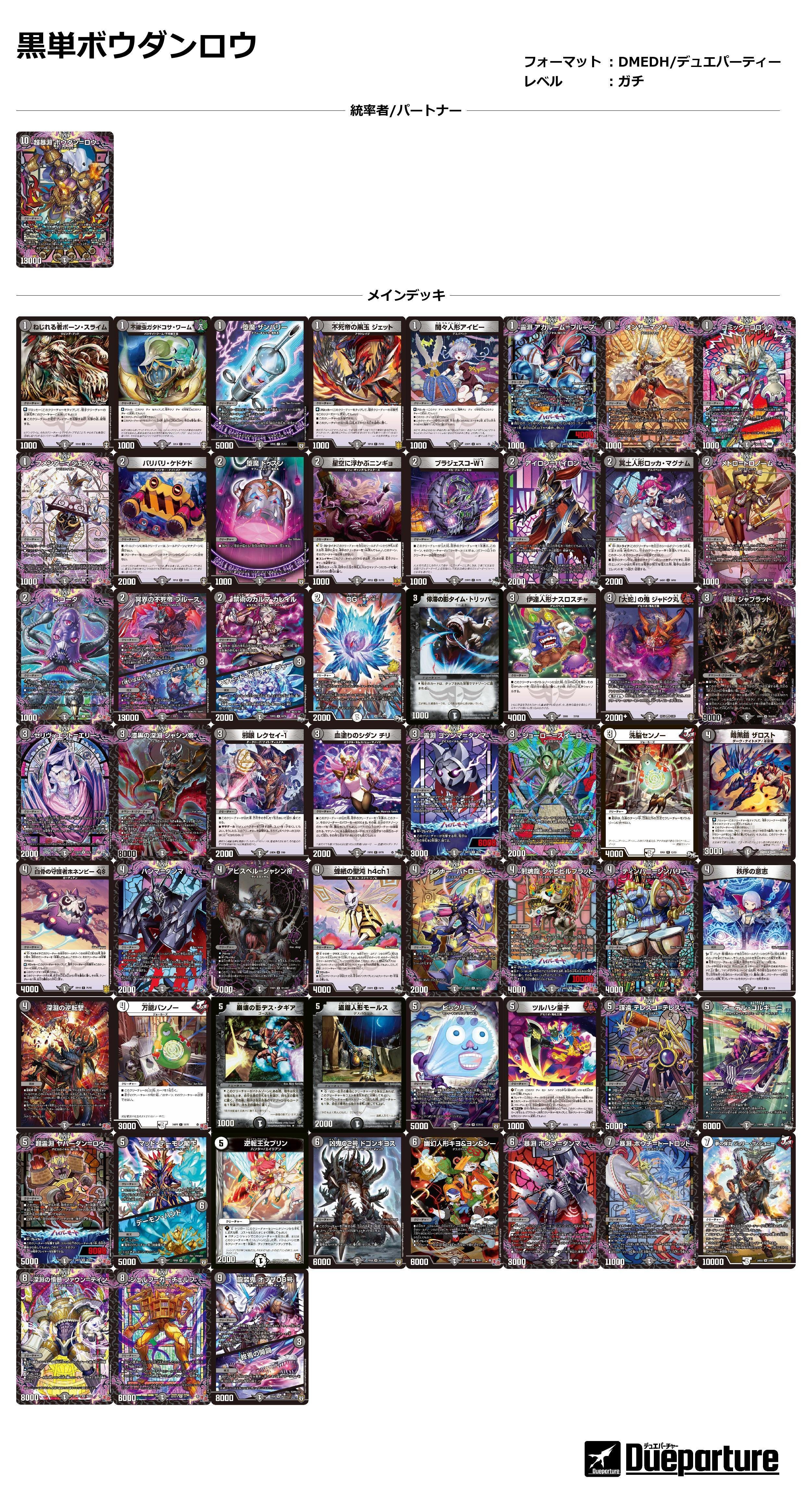 【最安値】 デュエパーティー】〈Lv.2〉DOOM統率黒単アビスロイヤル （DM22 デュエルマスターズ