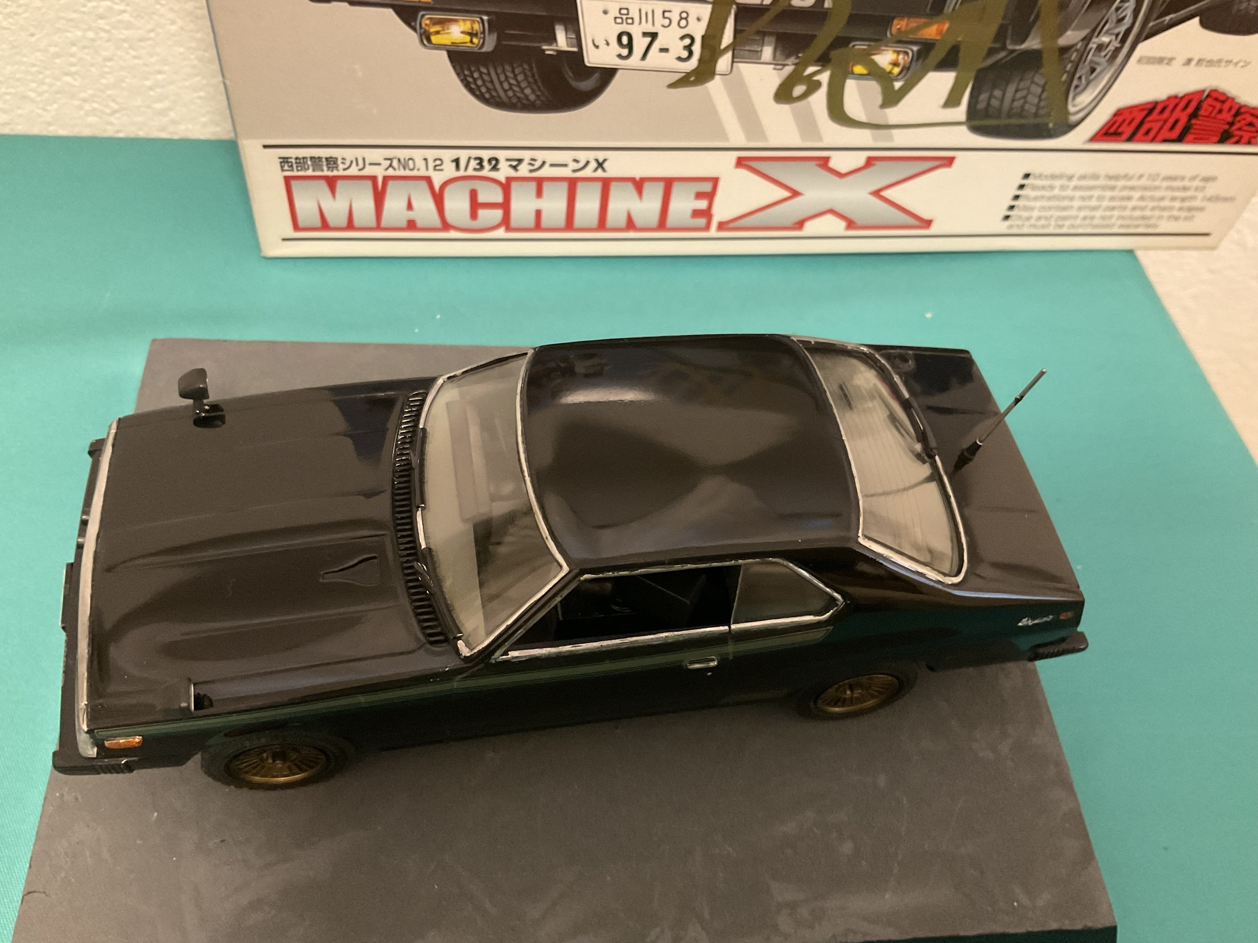 難産でした 西部警察 マシンX 1/32 新規制作｜模型アトリエ駿河