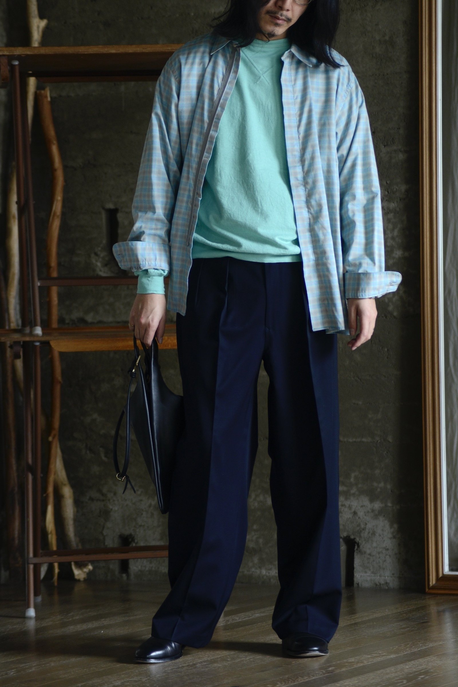 良いものは良い』よね｜takuro yamashita NICENESS 25ss BOLLESブルー