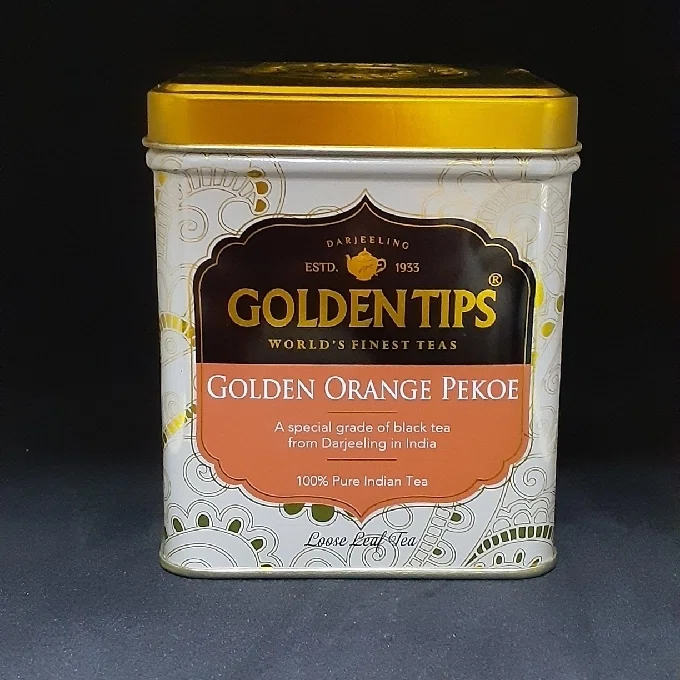 希少 1900年 3面金装飾 GOLDEN TIPS 紅茶 研究書 アンティーク 紅茶 Golden Tips Tea｜森のくま