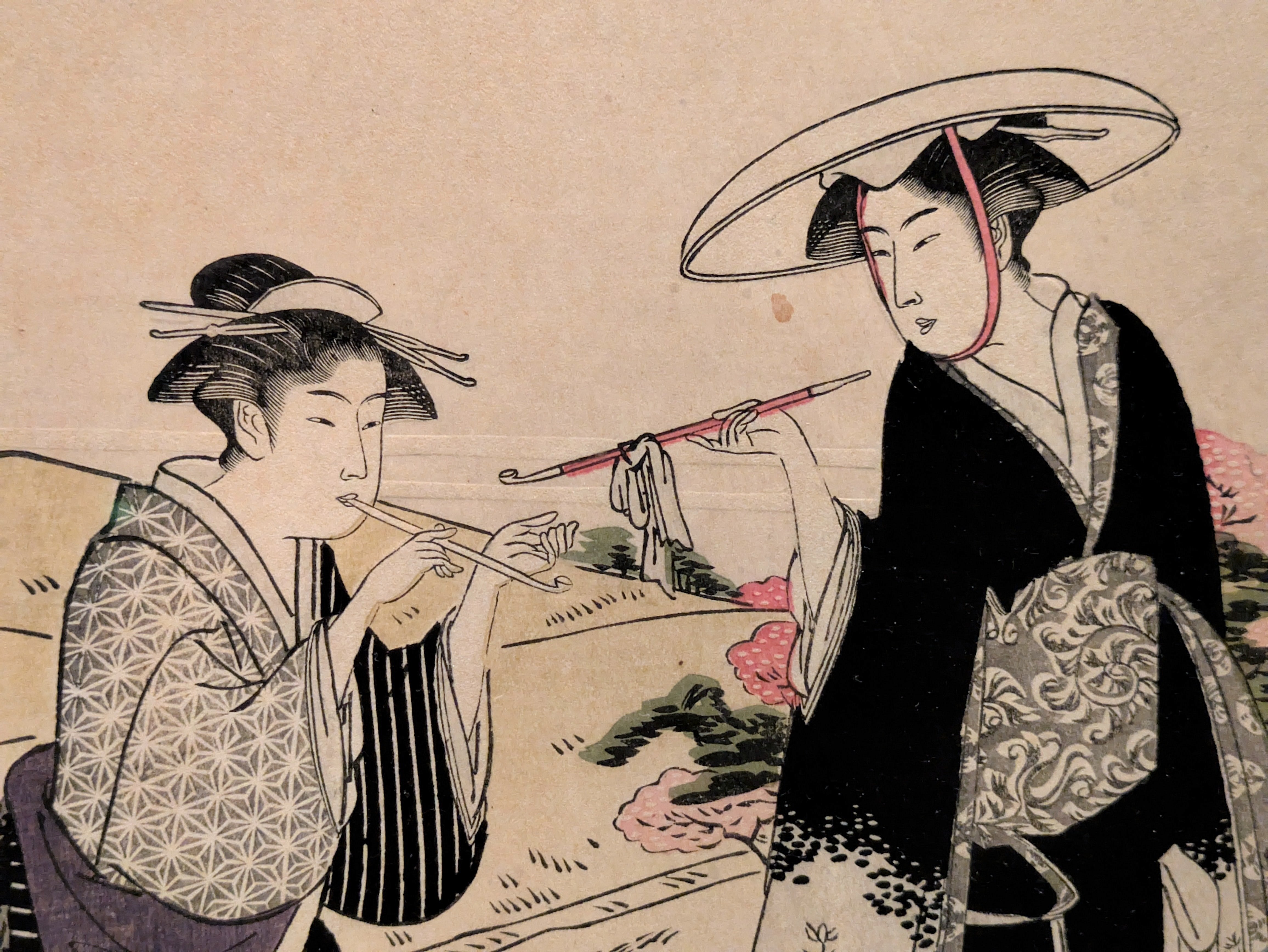 【シミあり】勝川春章◆版画「中村宗十郎 楽屋」国立博物館蔵版浮世絵 中村座大入楽屋当り振舞之図 三枚続 （役者絵） | 山星書店
