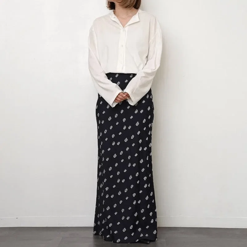 THE SHINZONE】春夏モードスカートSIMON DOTS JACQUARD SKIRT｜THIRTY