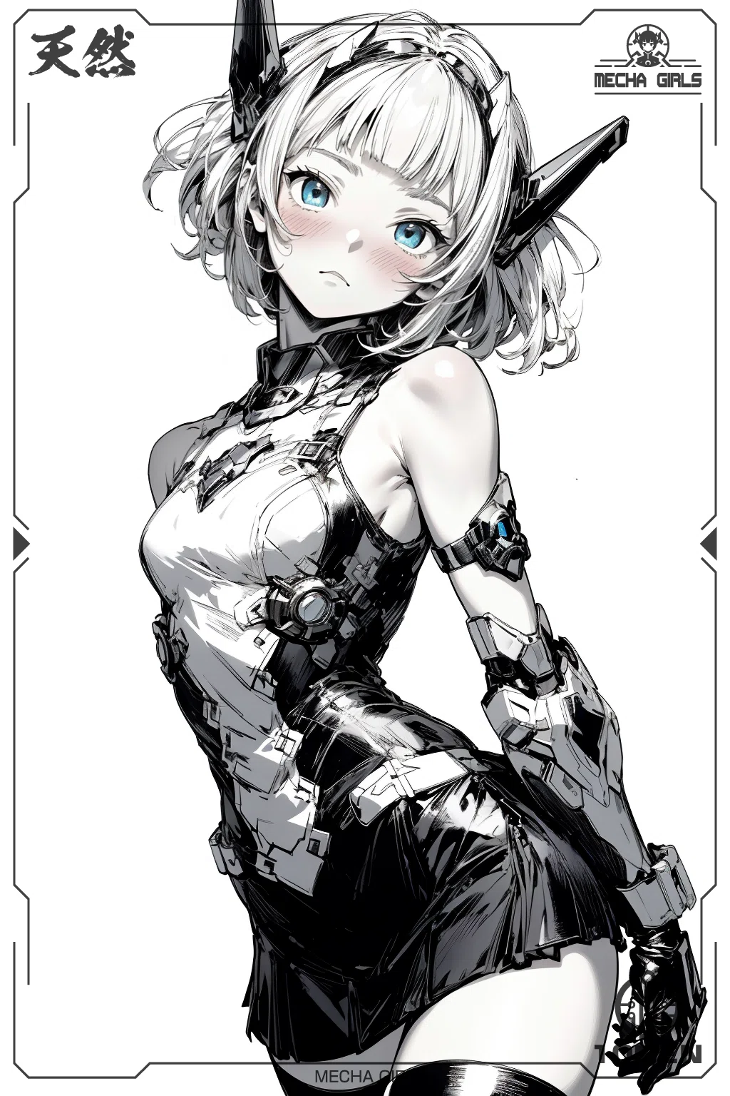 イラスト原画　「の娘」III 2025年3月15日のイラスト｜てんねん｜AIイラストクリエイター