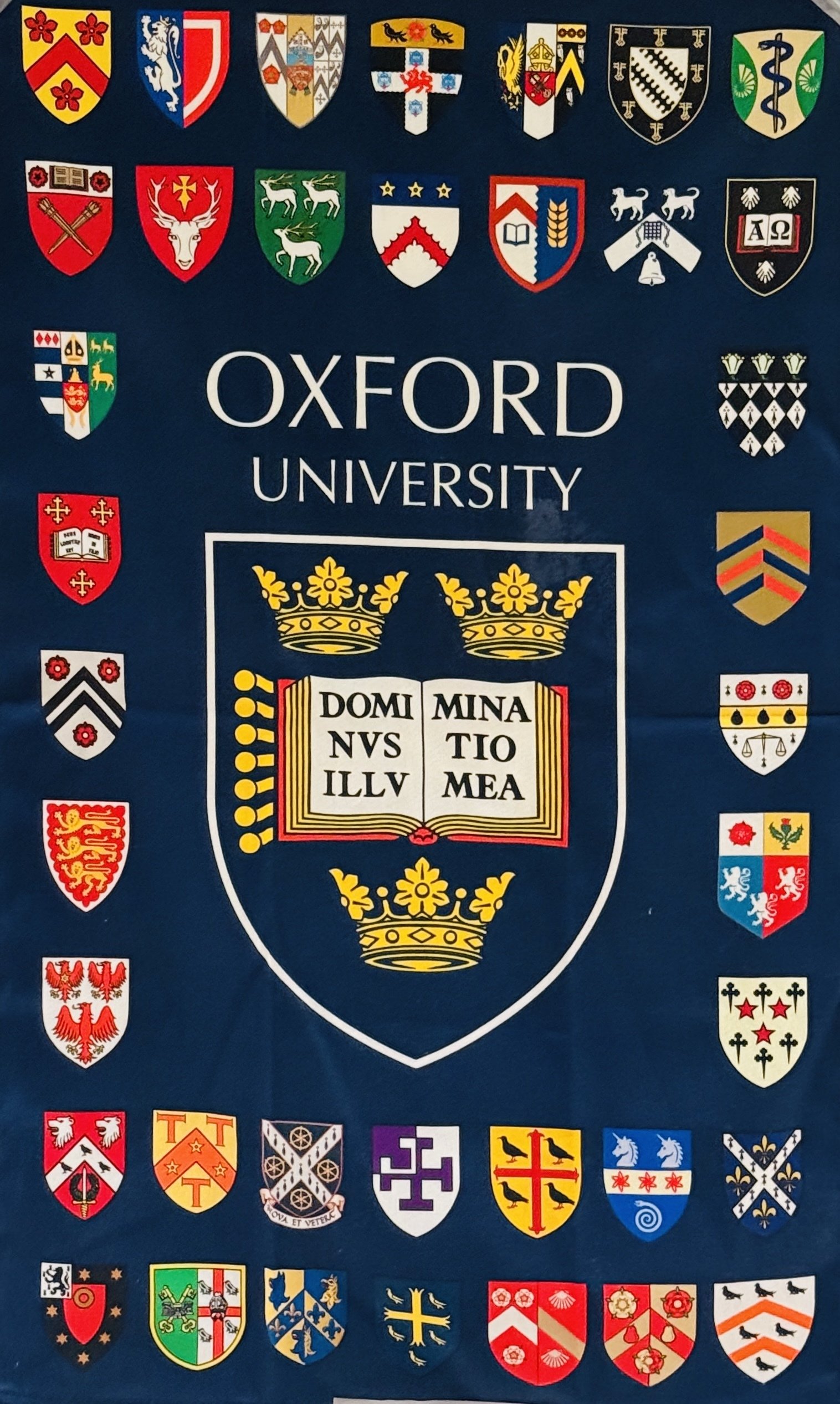 オックスフォード大学 カレッジ 紋章 印刷物 オックスフォード大学 カレッジ 紋章 印刷物