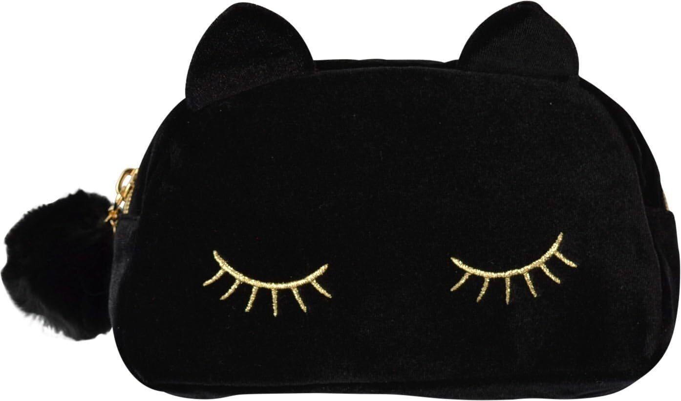 cancan☆フラットポーチ♥️黒猫&魅力的な女性A（B~D順次出展） Amazon.co.jp: くろちく ポーチ ねこらんまん フラットポーチ 大