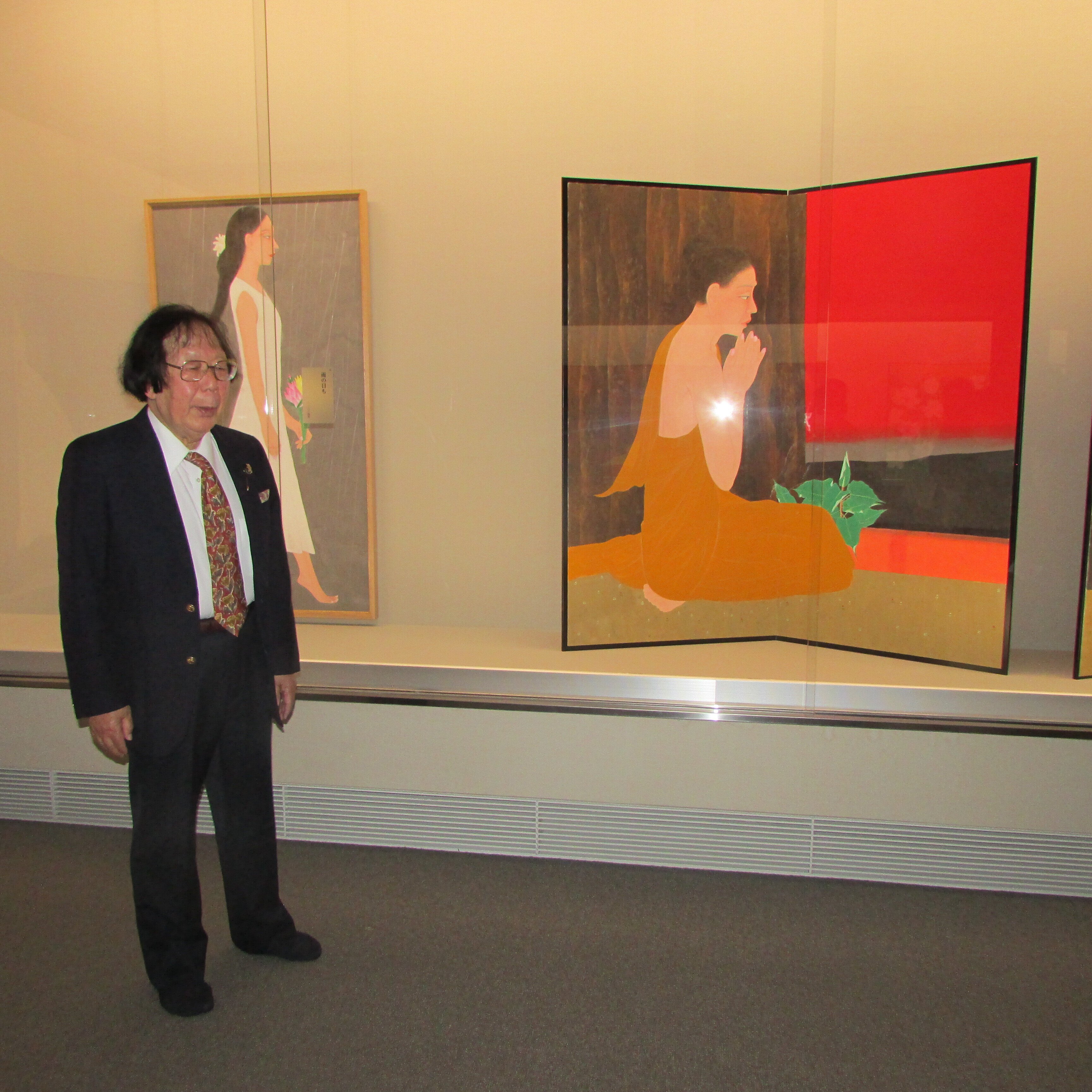 畠中光享、【暮れる刻】 畠中光享 日本画展 清浄光明を描く 禅寺の美術館で新作「達磨