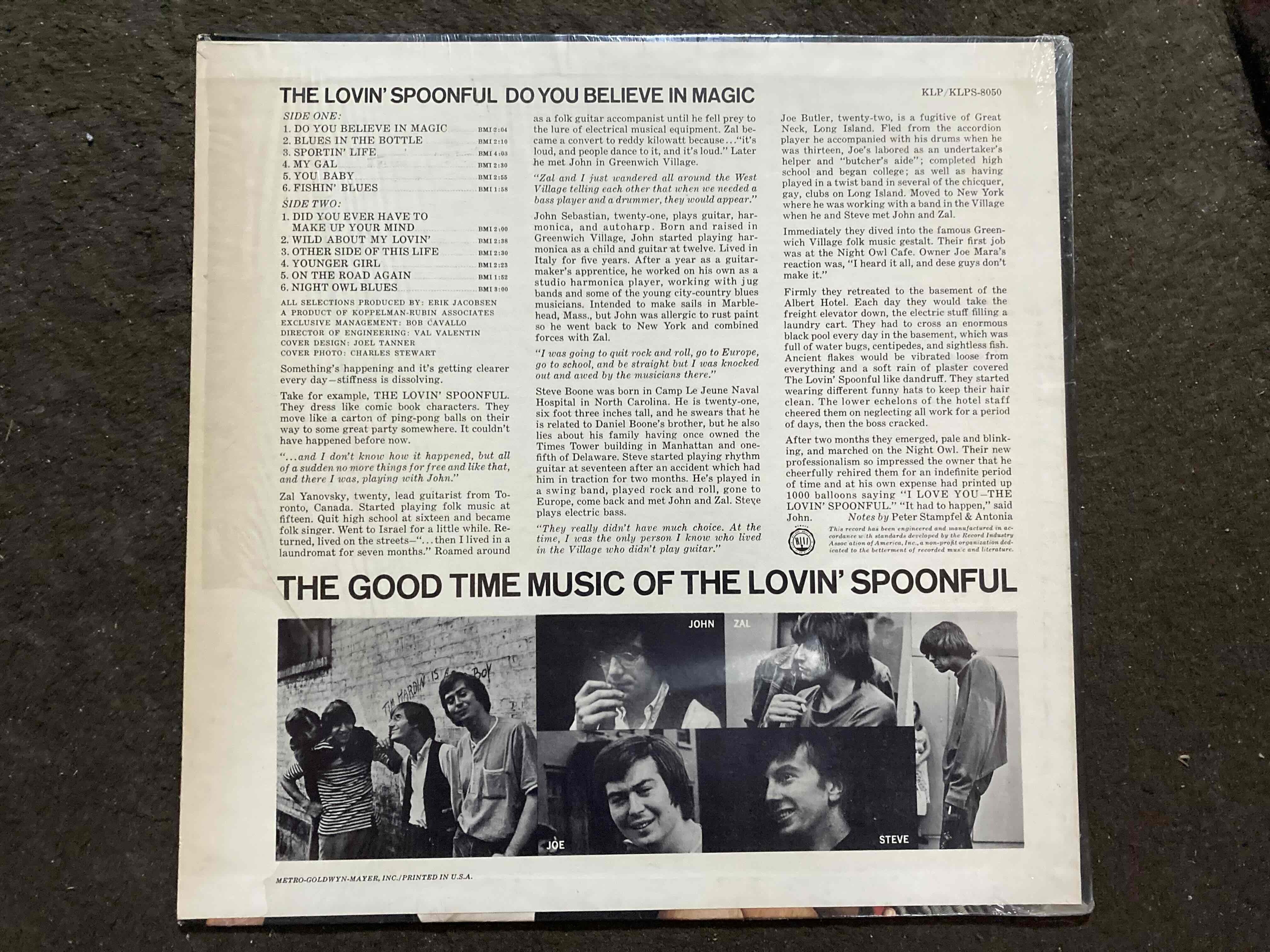 Lovin' Spoonful[ Do You Believe in Magic] Kama Sutra KLPS