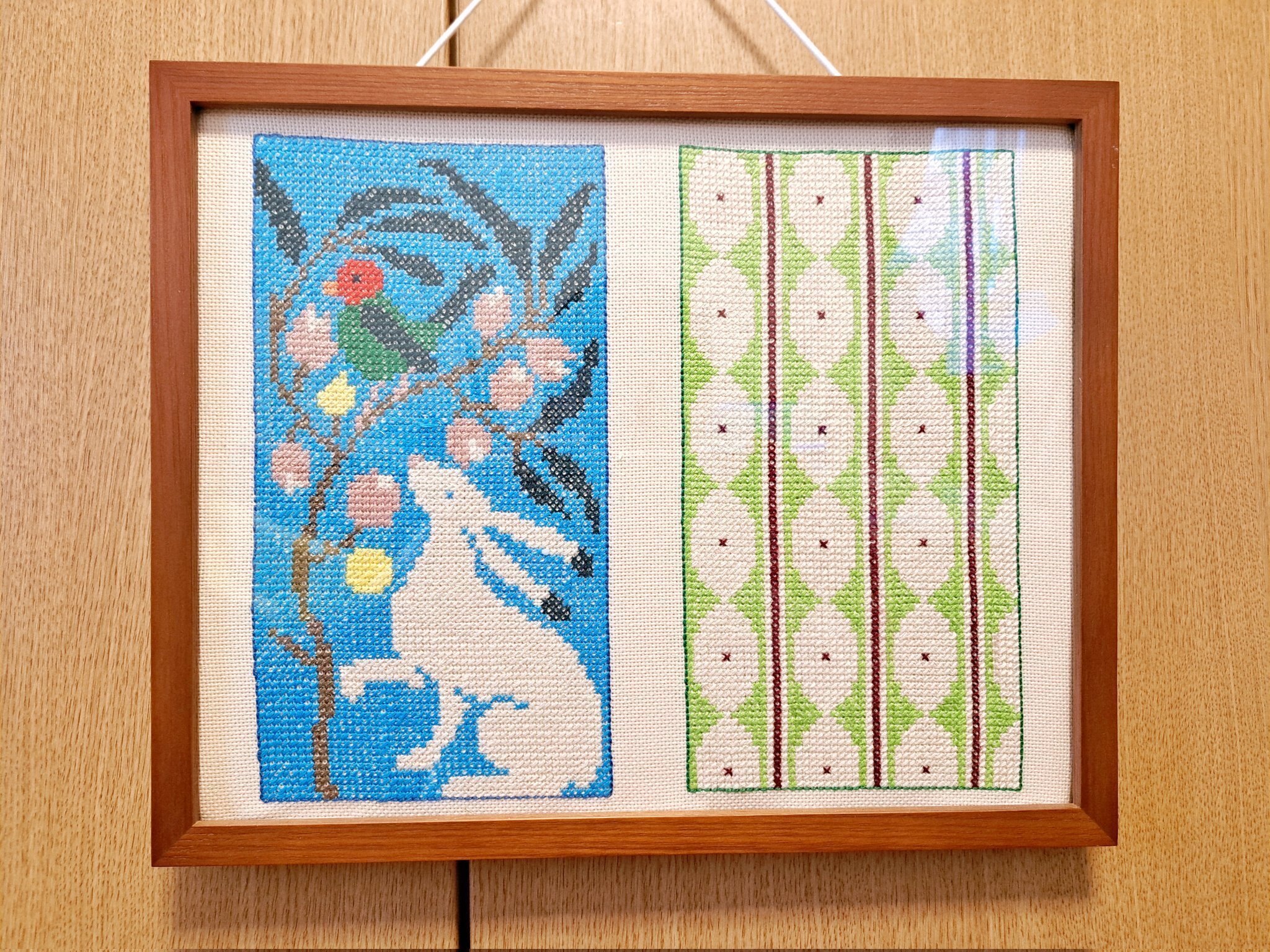 クロスステッチ完成品　3点おまとめ ☆完成品☆クロスステッチ