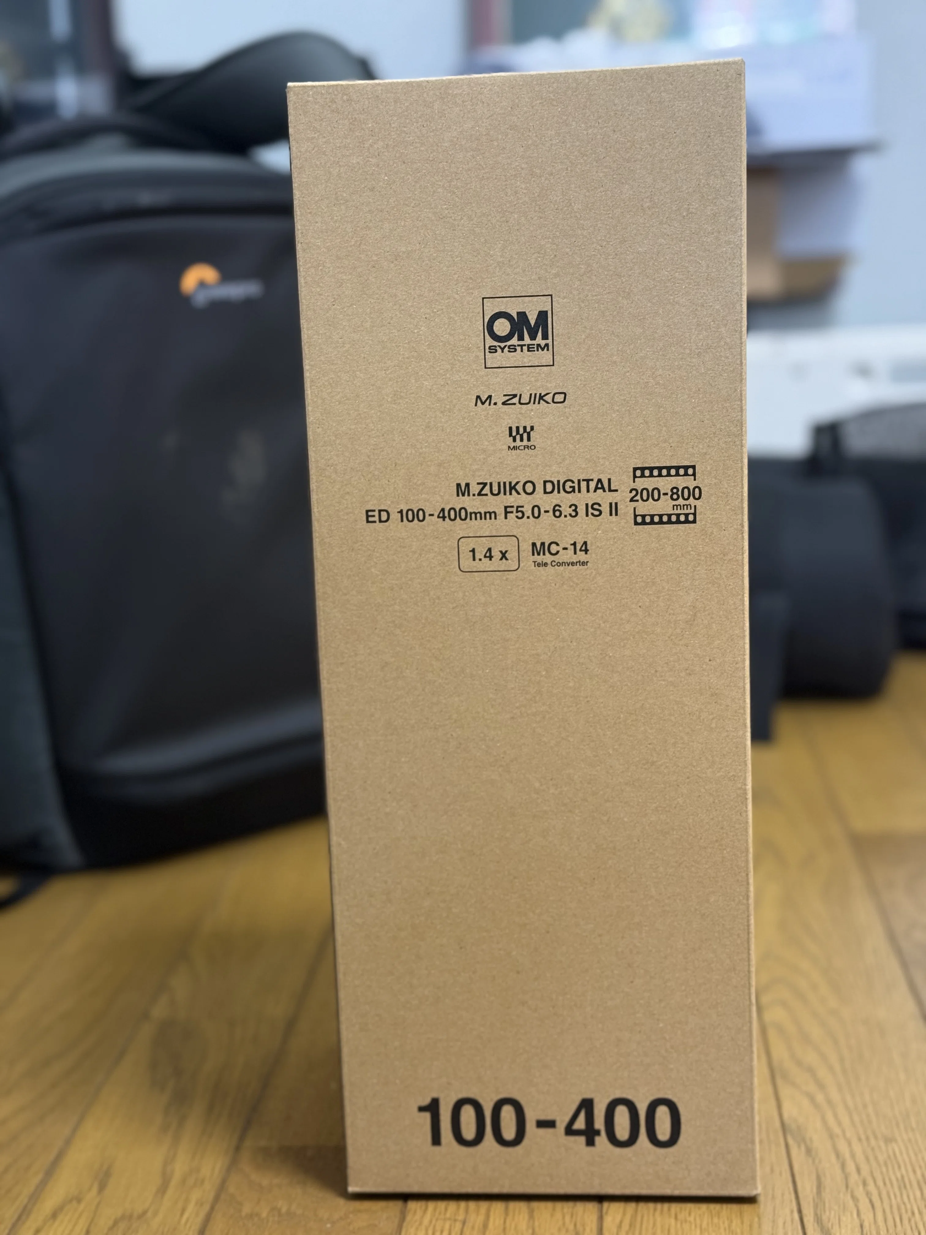 M.Zuiko 100-400mm f5-6.3 with M-14到着｜ひの