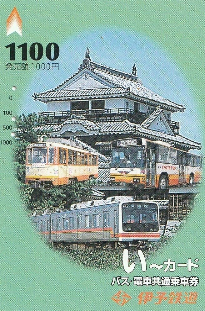 伊予鉄道 旧市内電車側面方向幕 （ちょっと昔の伊予鉄道