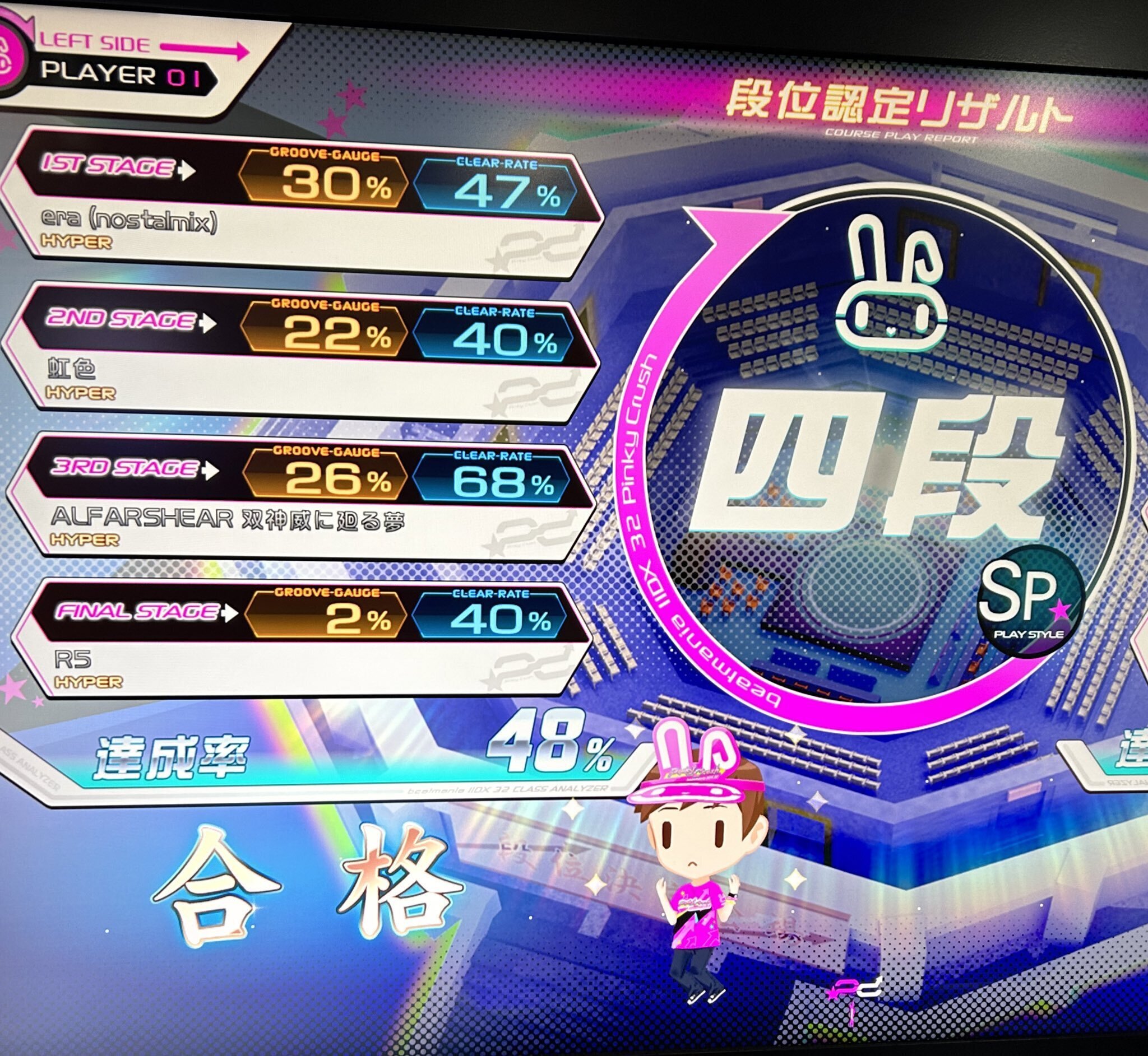 IIDX歴半年・気合と金と時間で六段合格の超楽しいお話｜うーまくん