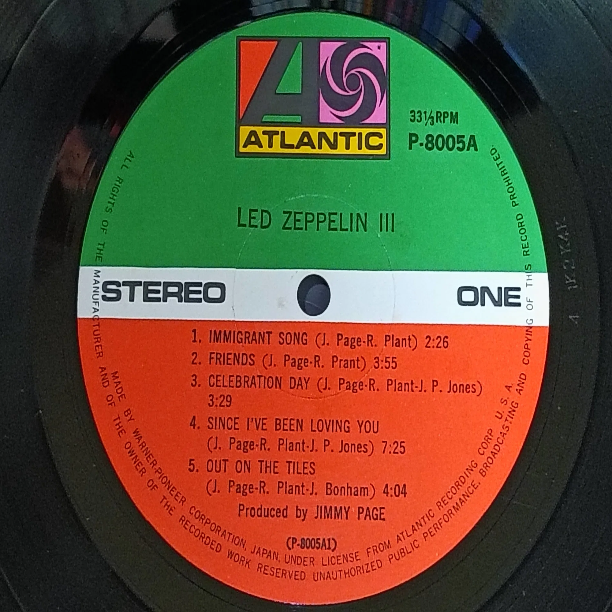 Led Zepeplin Ⅲ】(1970) アナログ盤から読み取るZEP『III』考察記 