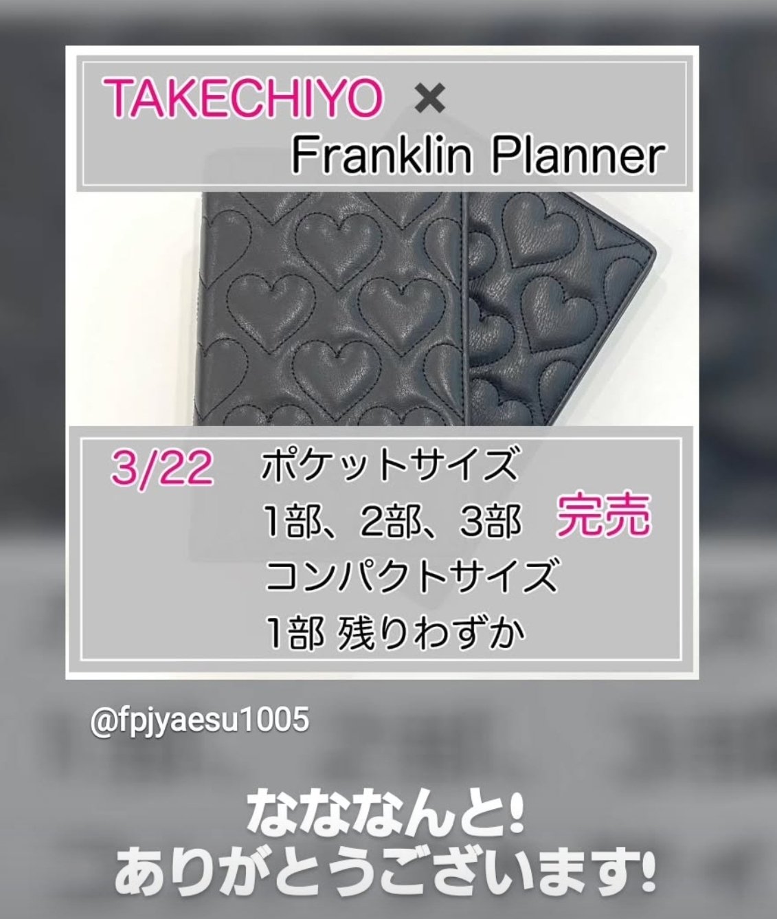 たけちよさんコラボ ポケットサイズ