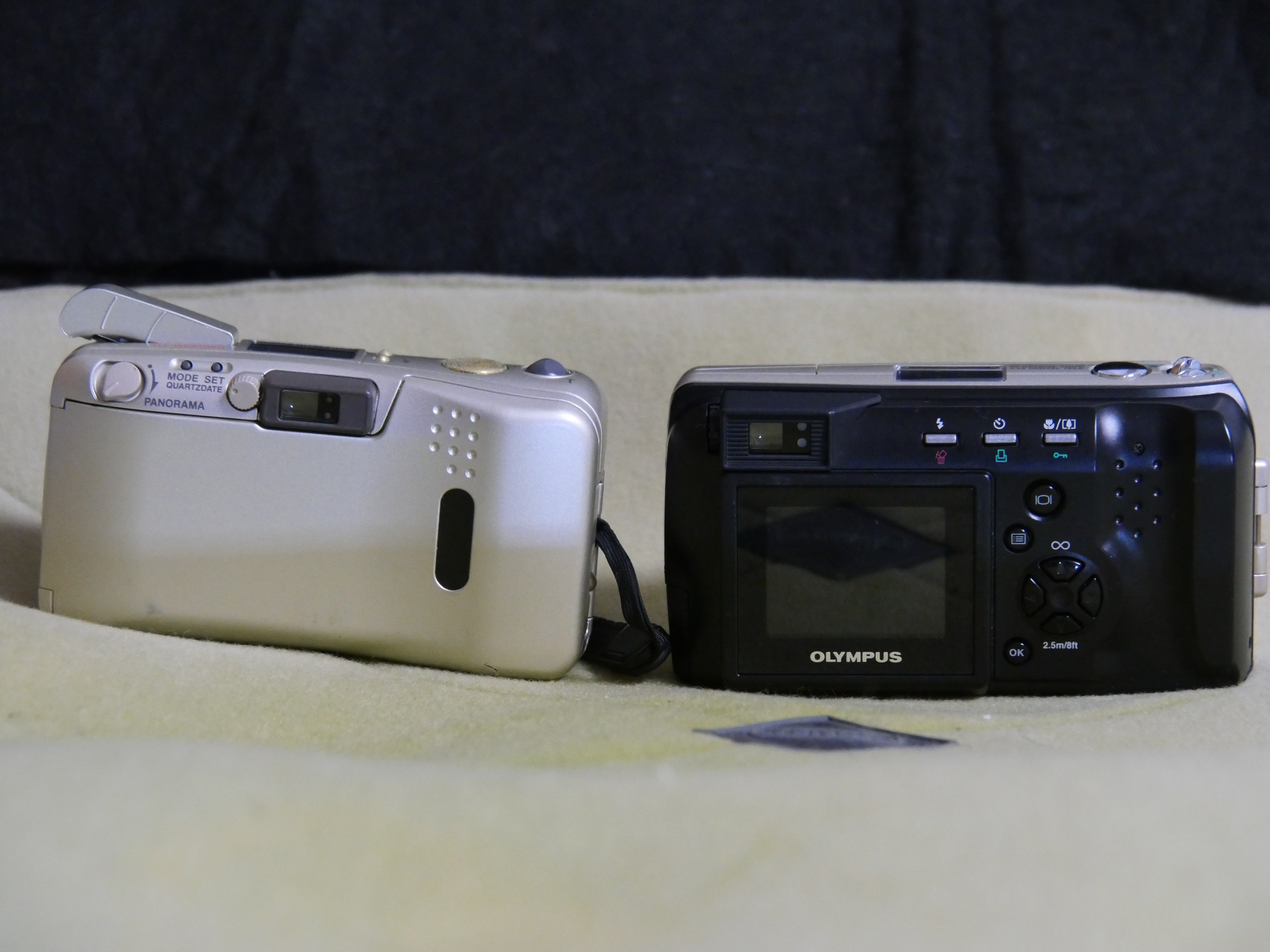 中古】OLYMPUS オリンパス μ[mju:] ZOOM 115 ブラック