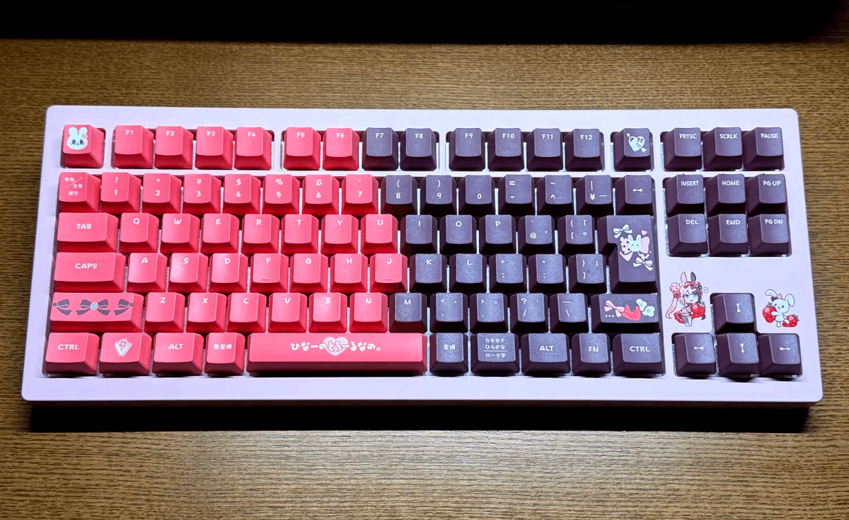 春夏新作モデル ブログ】『VSPO！GEAR GAMING KEYBOARD 橘ひなのEdition Keyboard