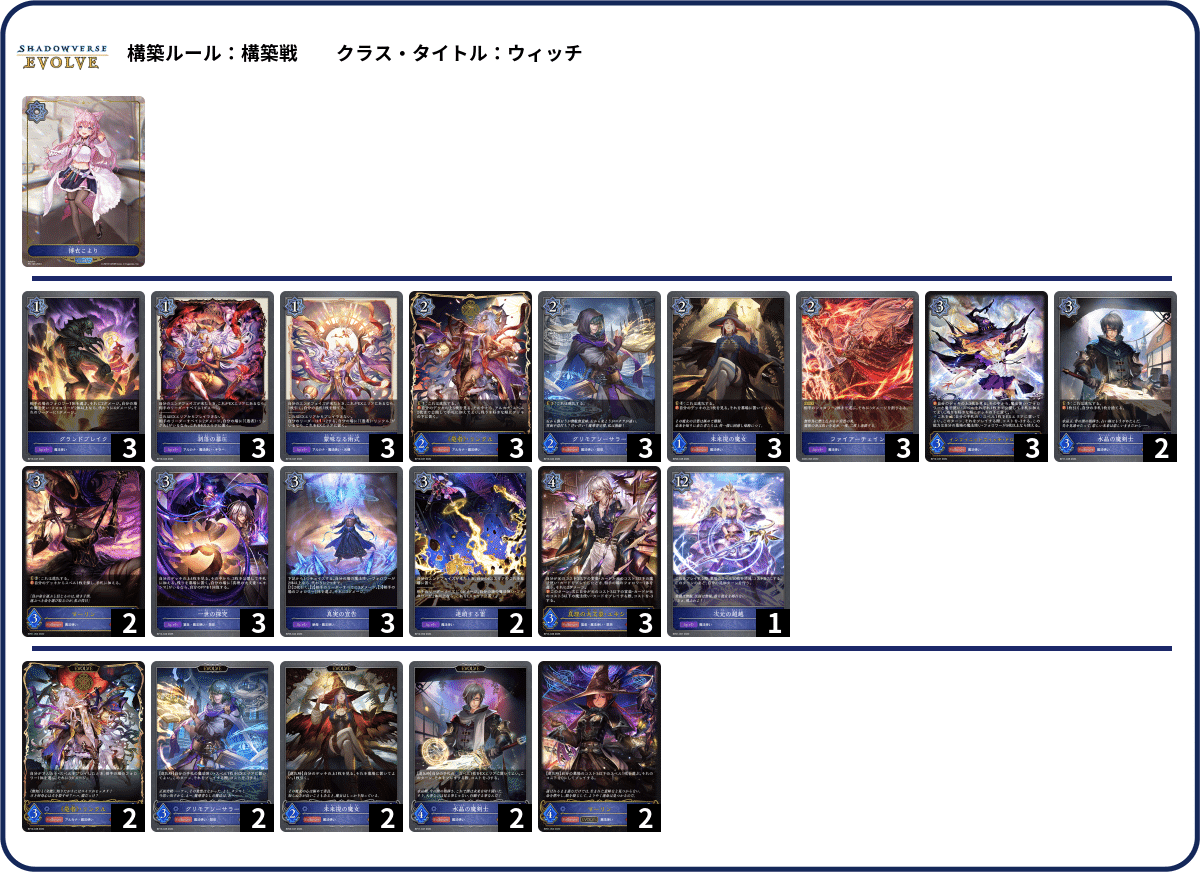 高質で安価 エボルヴ】ユキシマ入り魔法使いウィッチ解説｜ぴ シャドウバース エボルヴ