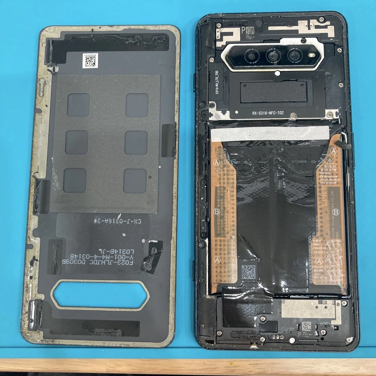 Xiaomi Black Shark 4」 水没&バッテリー交換｜スマホ修理工房Rinkan