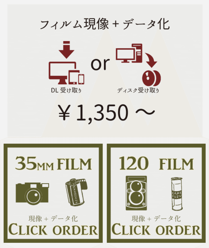 カメラはスズキ」さんで郵送現像してみた｜黒水 雪那 photographer