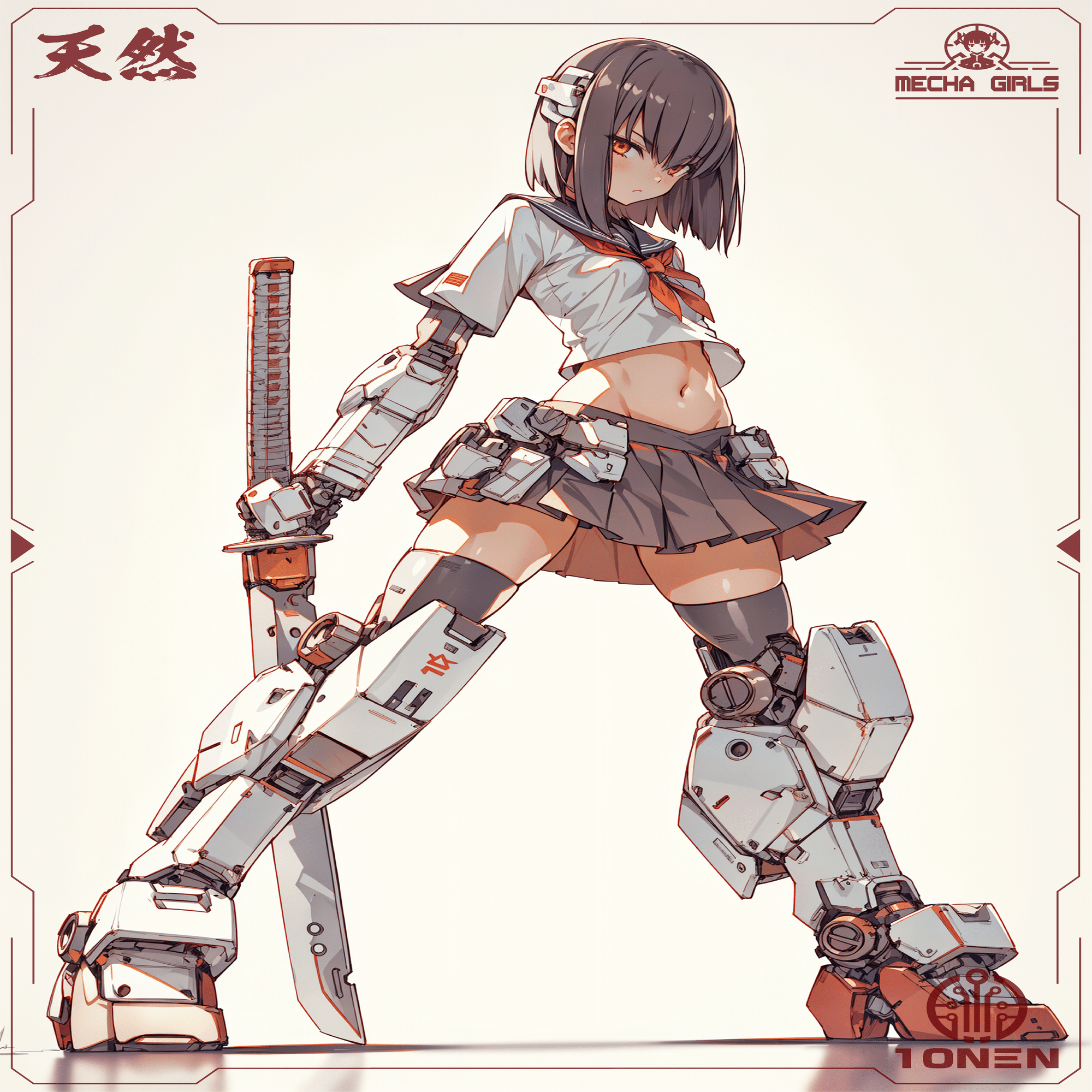 イラスト原画　「の娘」III 2025年3月19日のイラスト｜てんねん｜AIイラストクリエイター